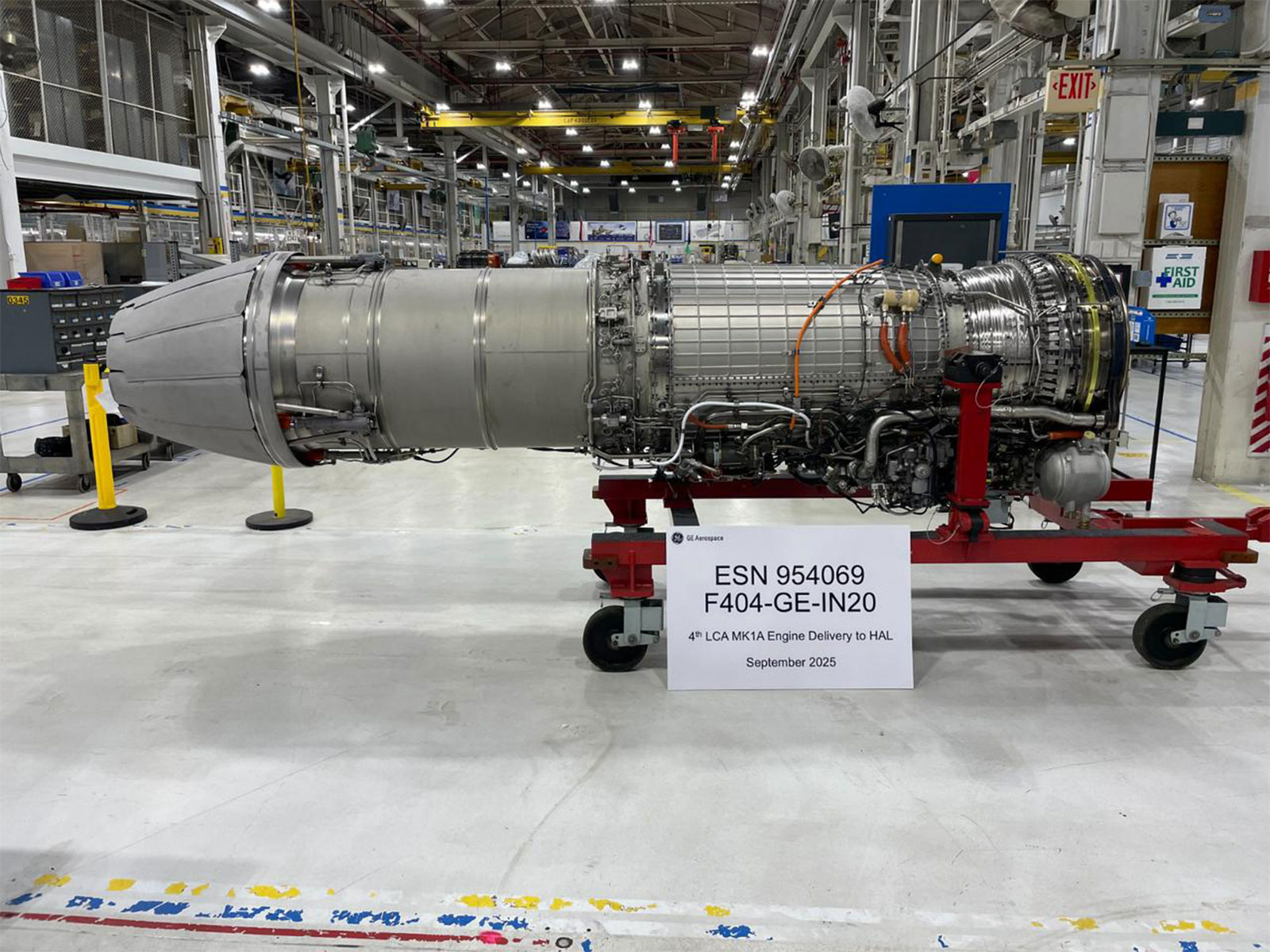 F404-IN20 fighter jet engine (Photo/GE Aerospace)
