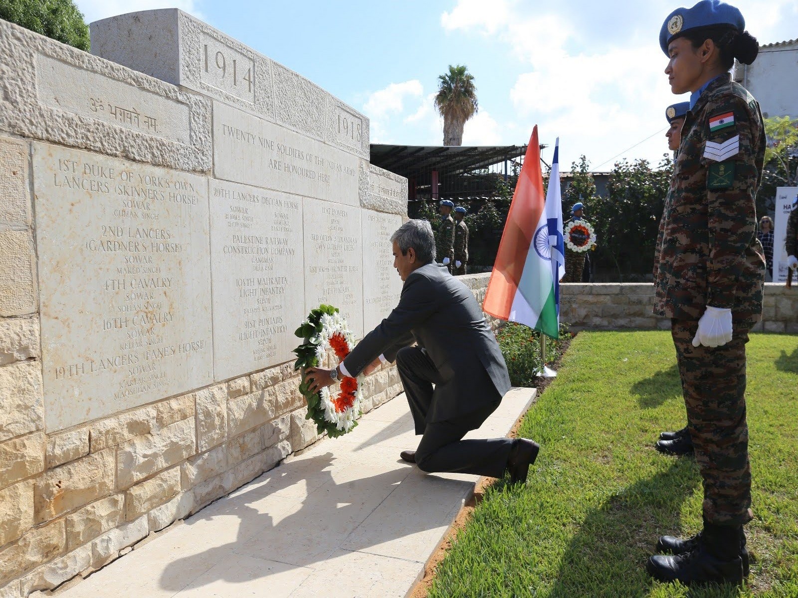 Annual commemoration ceremony marking the liberation of Haifa by Indian cavalry (Image/ANI)