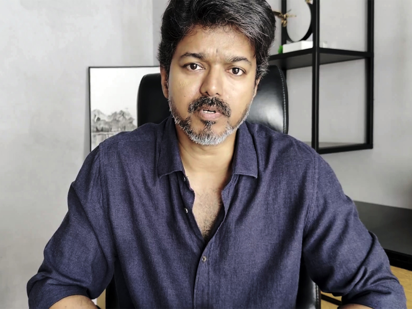 Tamilaga Vettri Kazhagam chief Vijay (Photo/ANI)