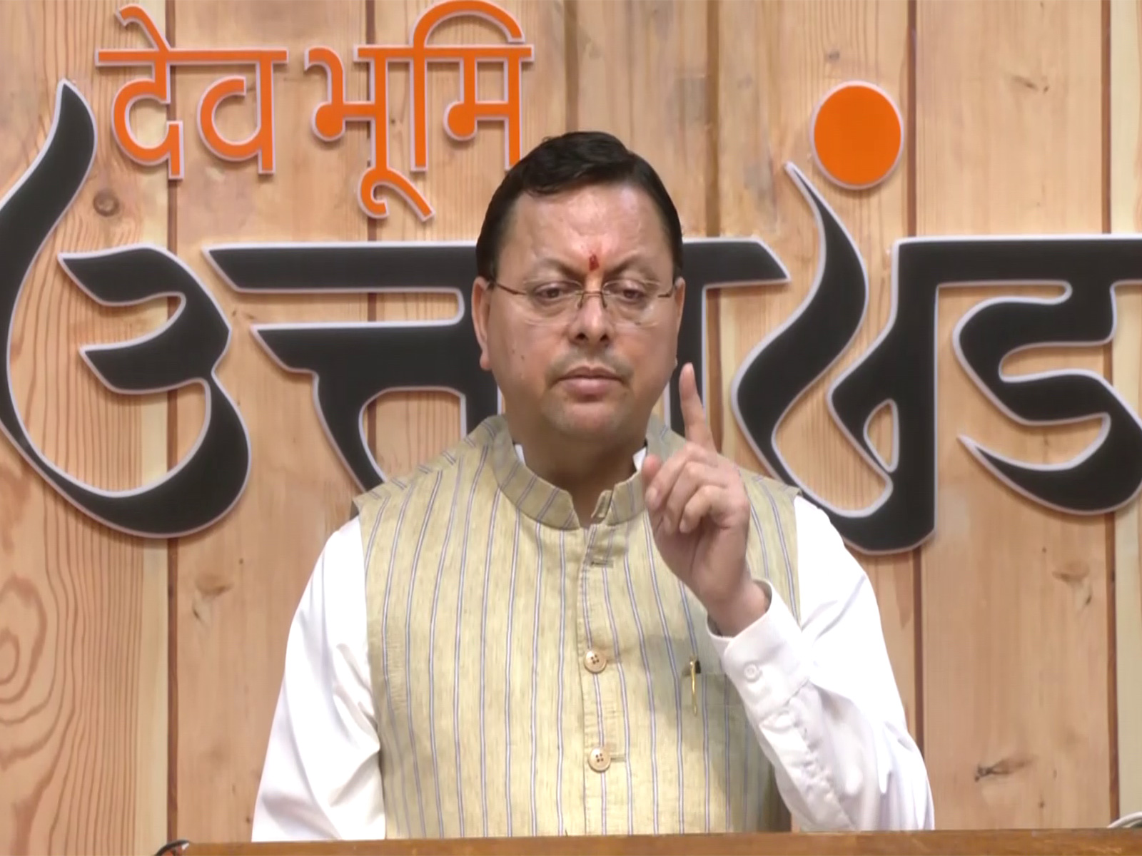 Uttarakhand Chief Minister Pushkar Singh Dhami (Photo/ANI)