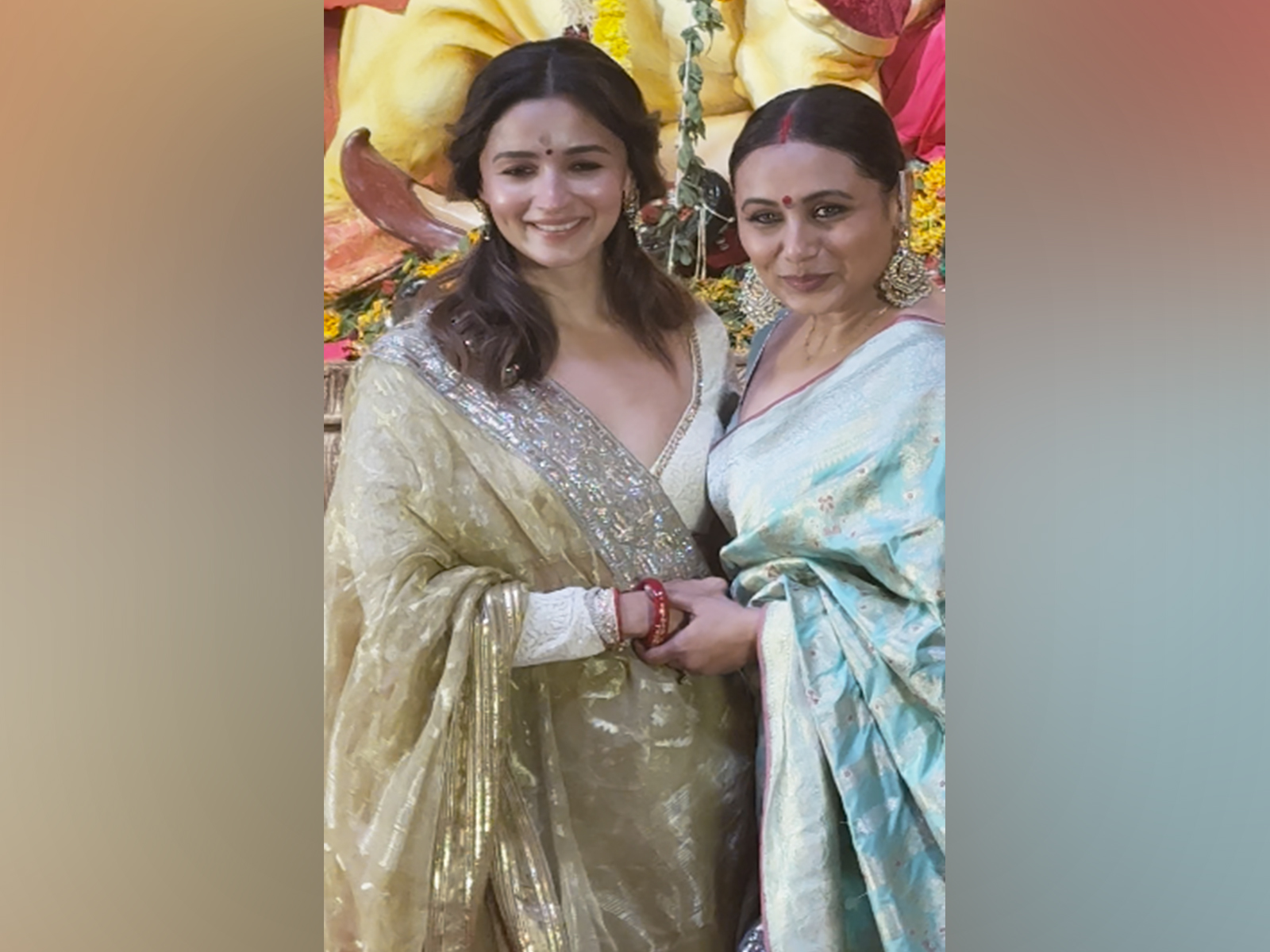 Actresses Alia Bhatt and Rani Mukerji (Image source: ANI)
