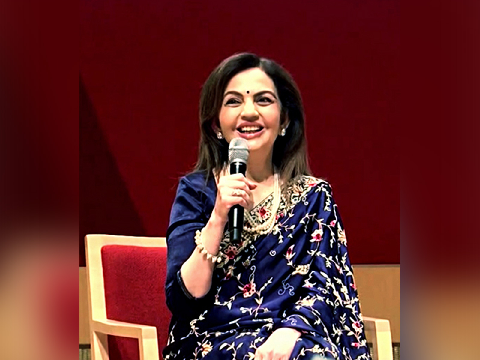 Nita Ambani, Founder and Chairperson, Dhirubhai Ambani International School (Photo/ANI)