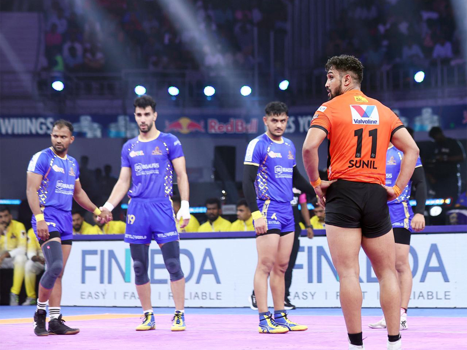 Players in action during the match (Photo: PKL)