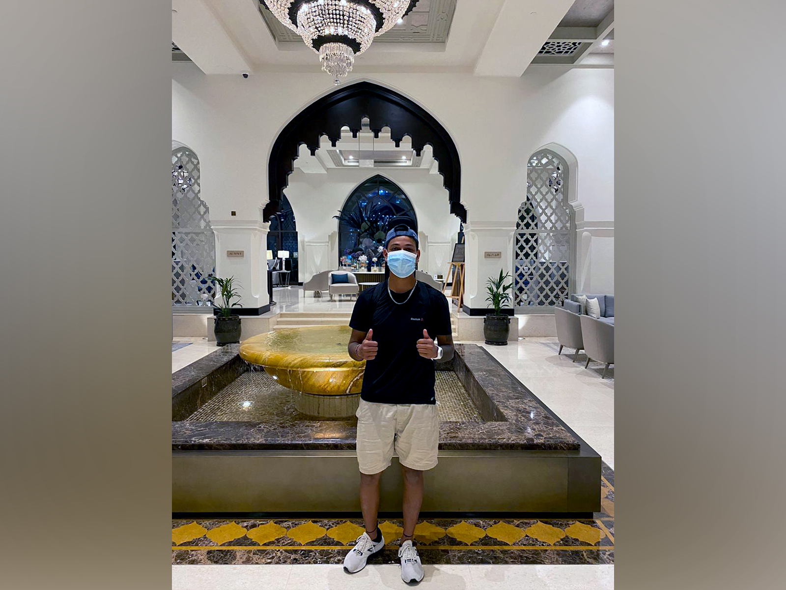 Sandeep Lamichhane. (Photo/ANI)