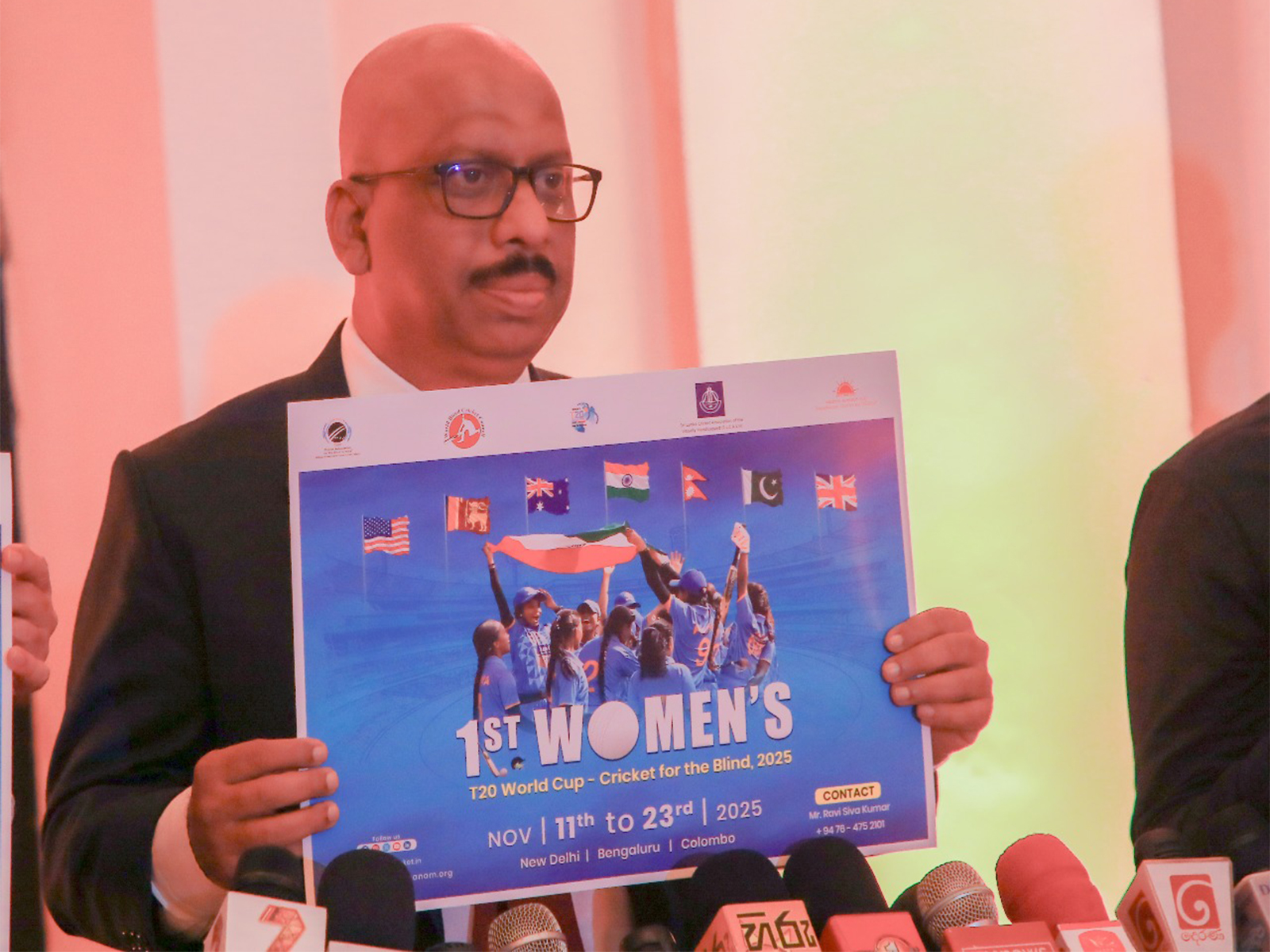 India and Sri Lanka will co-host the first-ever Women's T20 World Cup Cricket for the Blind (Photo/CABI)