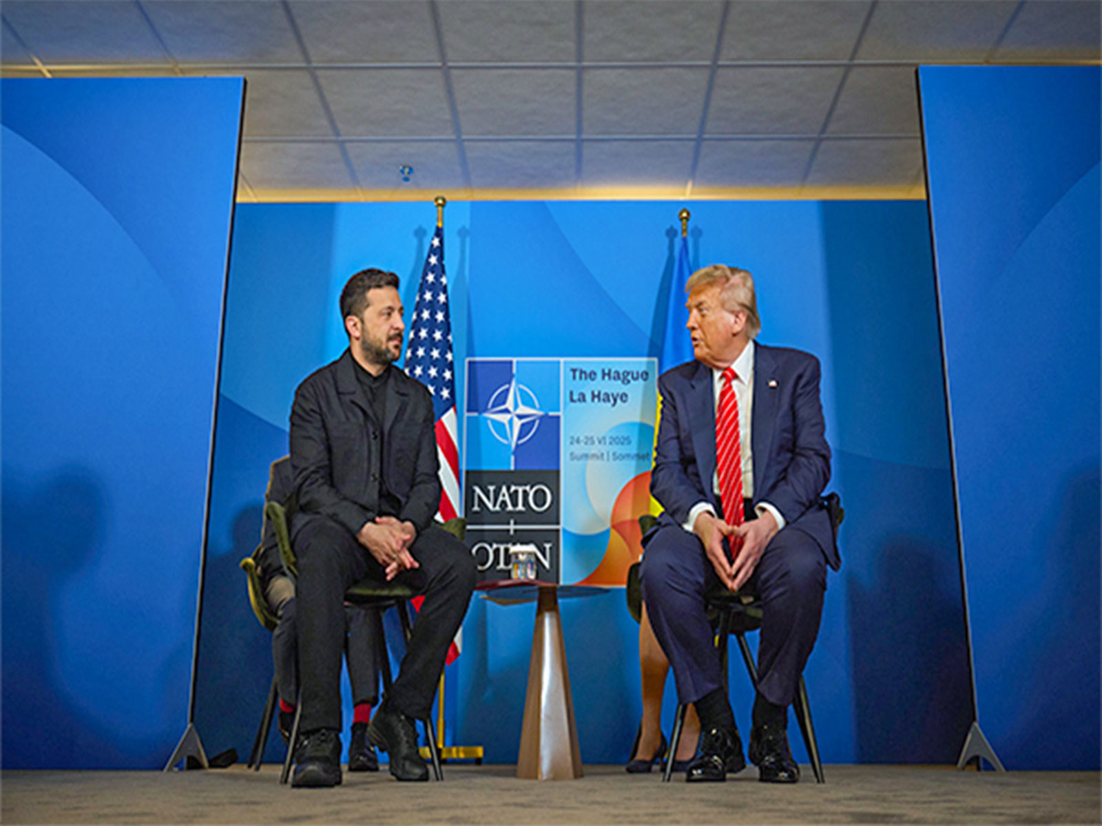 Ukraine President Volodymyr Zelenskyy meets US President Donald Trump in June 2025 (Photo/ANI)