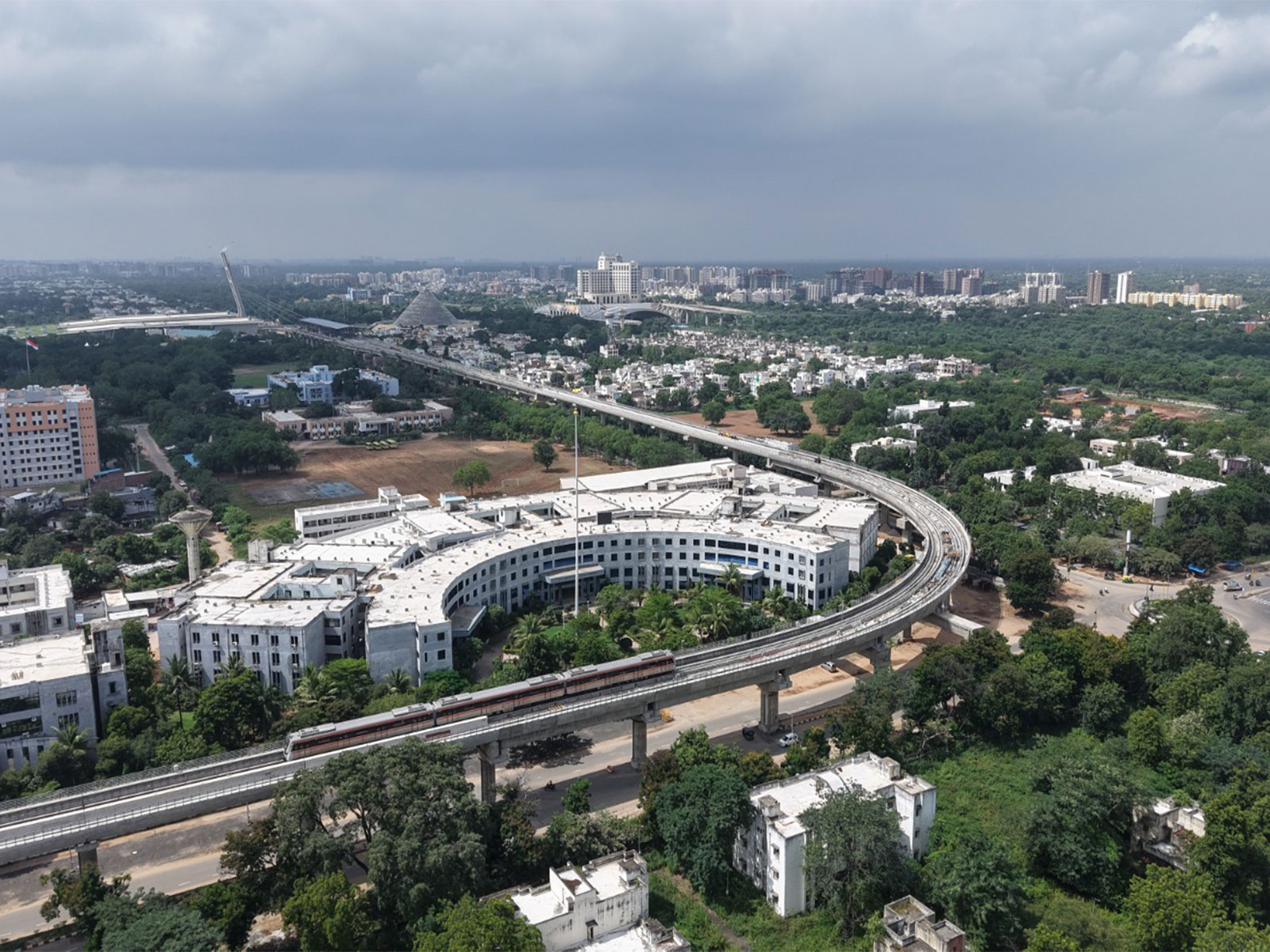 Gandhinagar metro trial run extended to Mahatma Mandir on Vijayadashami (Photo/Gujarat CMO)