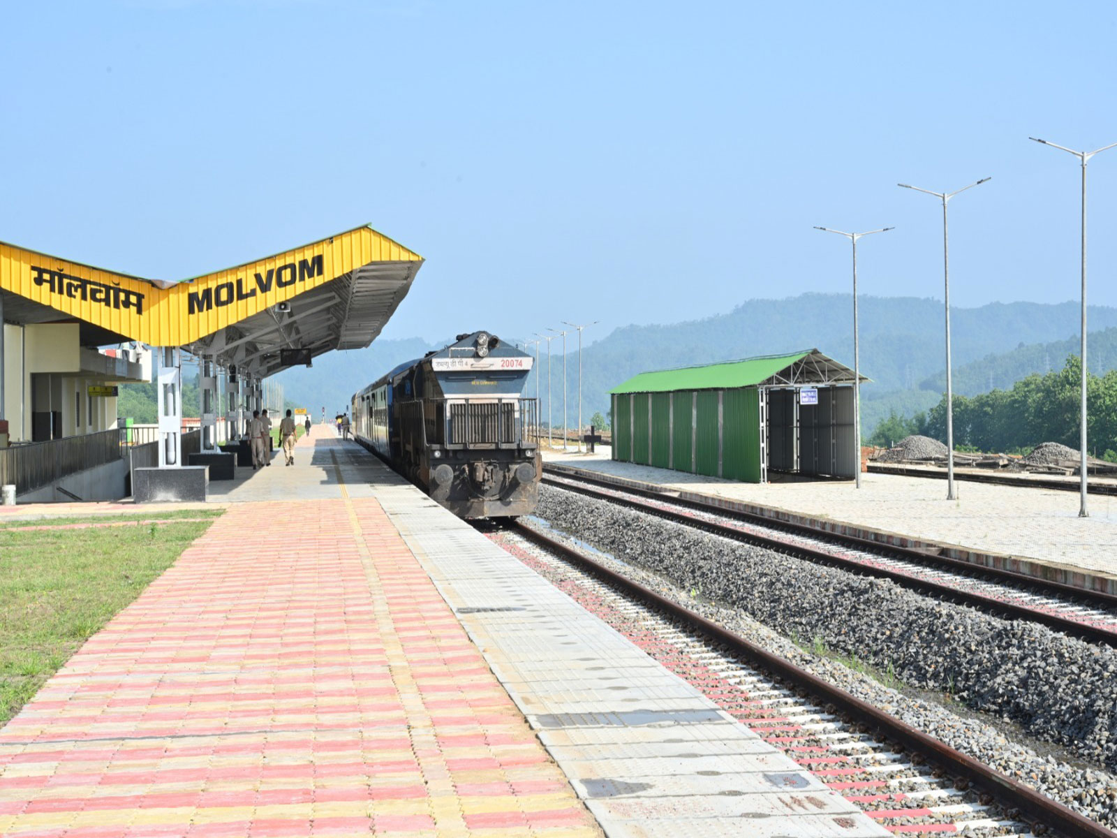 Bairabi-Sairang rail line (Photo/ANI)