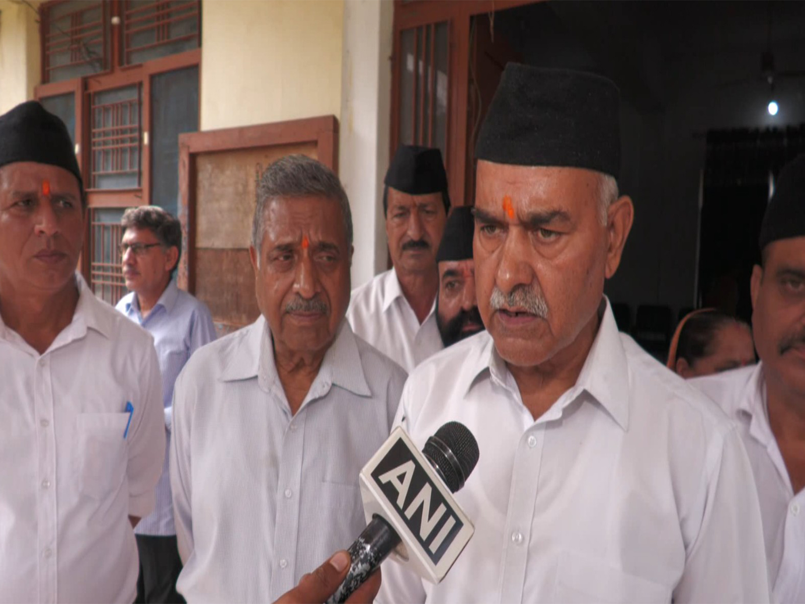 Shri Krishan Nagar Sangh Chalak Udhampur (Photo/ANI)