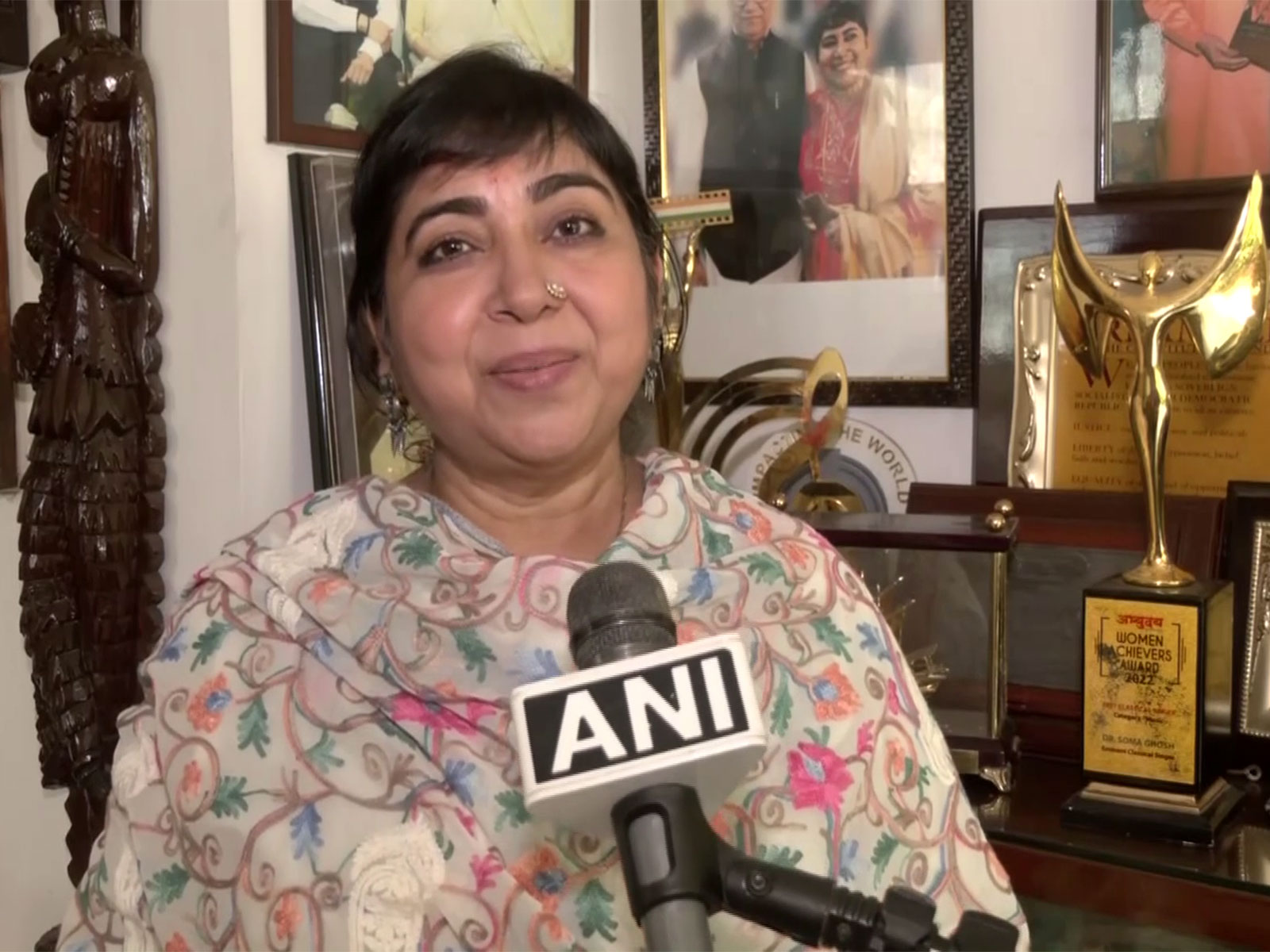 Padma Shri Awardee Soma Ghosh (Photo/ANI)