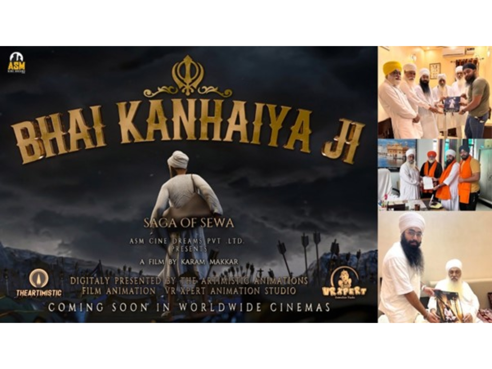 Bhai Kanhaiya Ji - A Landmark Upcoming 3D Animated Film by Young Filmmaker Karam Makkar