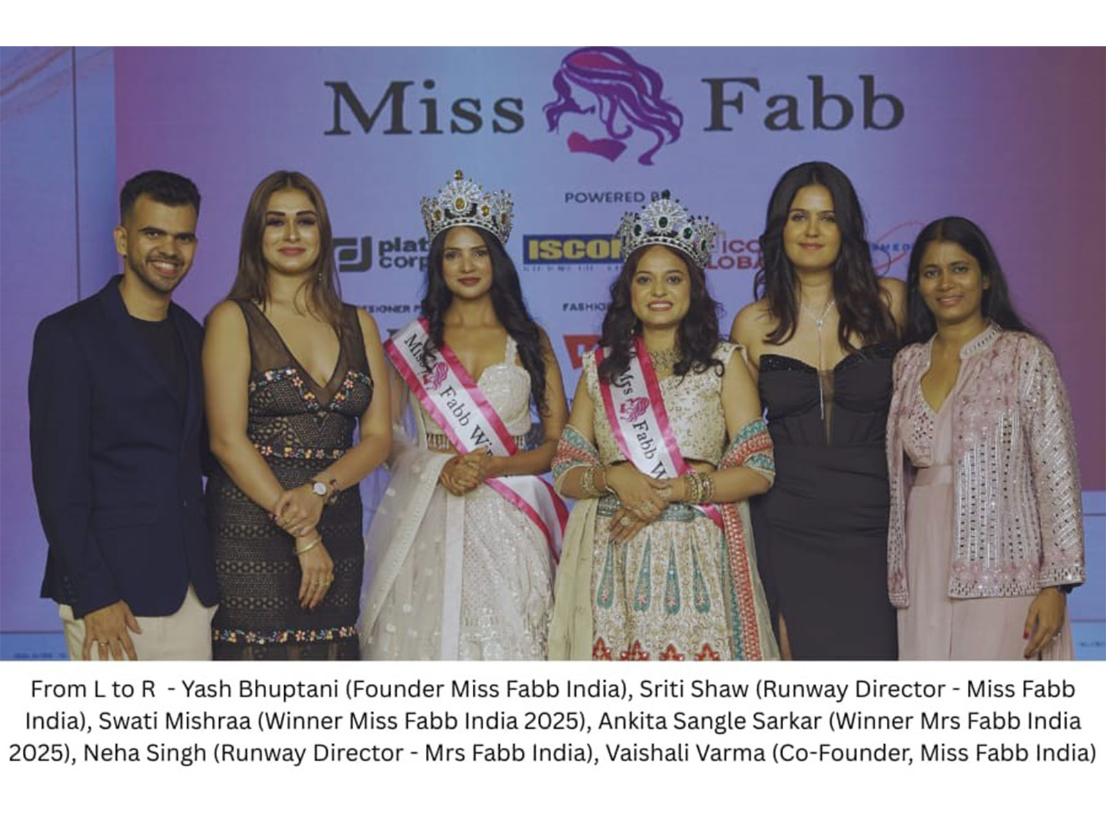 Swati Mishra is Miss Fabb India & Ankita Sangle is Mrs Fabb India