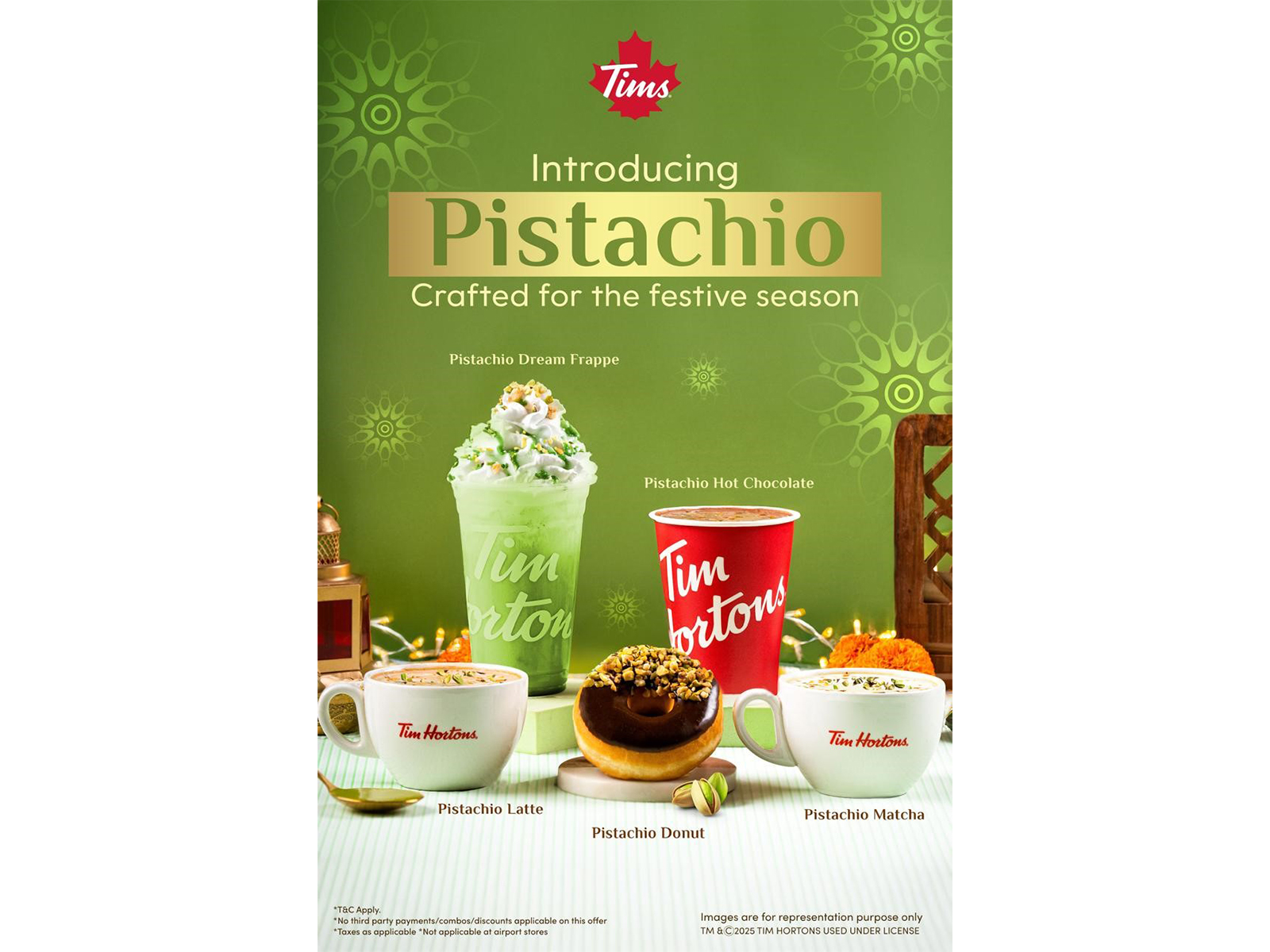 Tim Hortons® India Brings Pistachio to Your Festive Celebrations