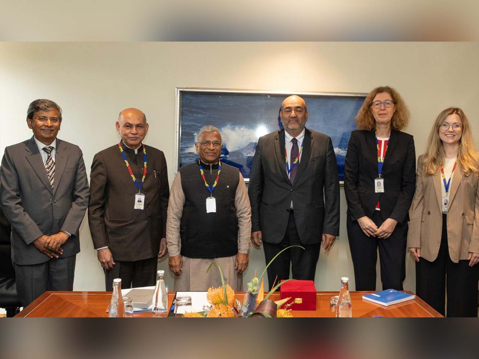 RS Deputy chairman Harivansh holds key bilateral meetings at P20 Summit (Photo/X@harivansh1956)