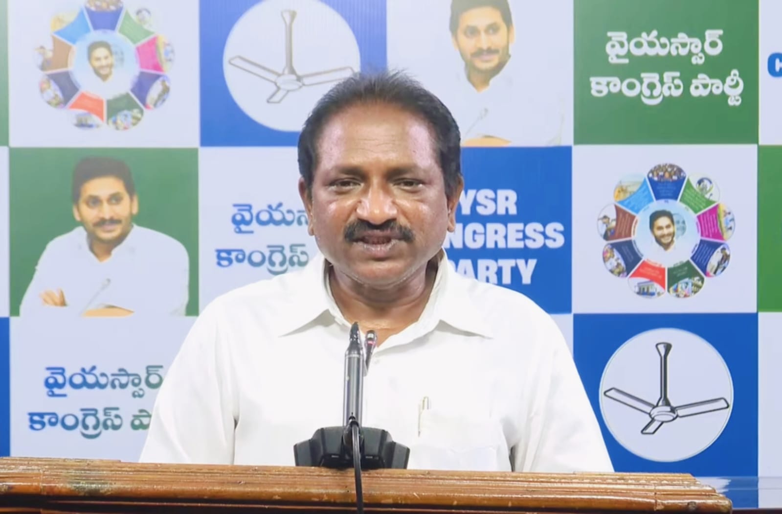 YSRCP SC Cell Working President Kommuuri Kanaka Rao. (Photo/ANI) 