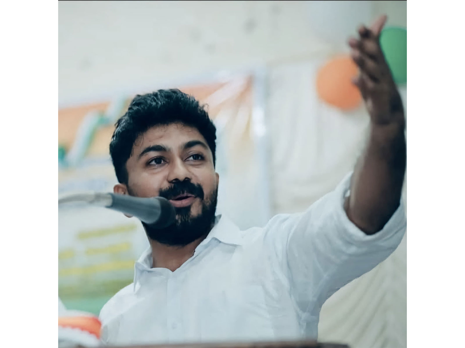 Pathanamthitta Youth Congress district president Vijay Induchoodan (Photo: Facebook/vijay.krishna.9003)