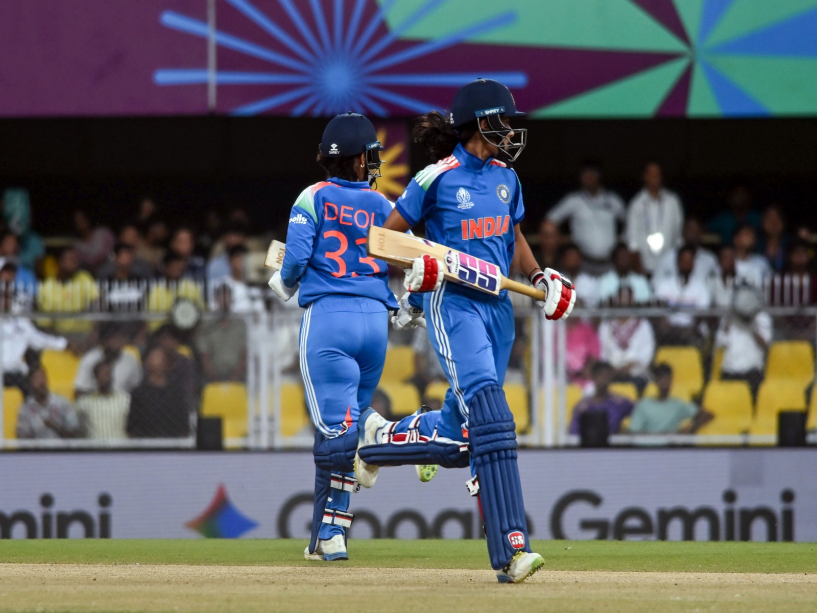 Pratika Rawal and Harleen Deol. (Photo/ANI)