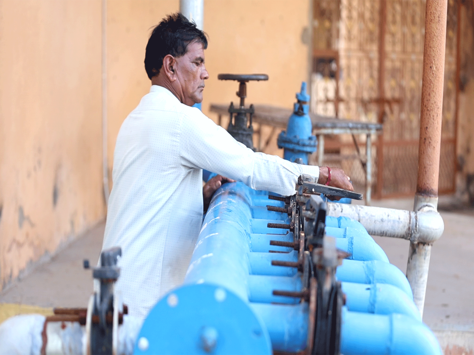 According to official data, by 2022, Gujarat achieved 100 per cent household tap water connections, reaching 91.73 lakh rural families across all 33 districts. (Photo/ANI) 