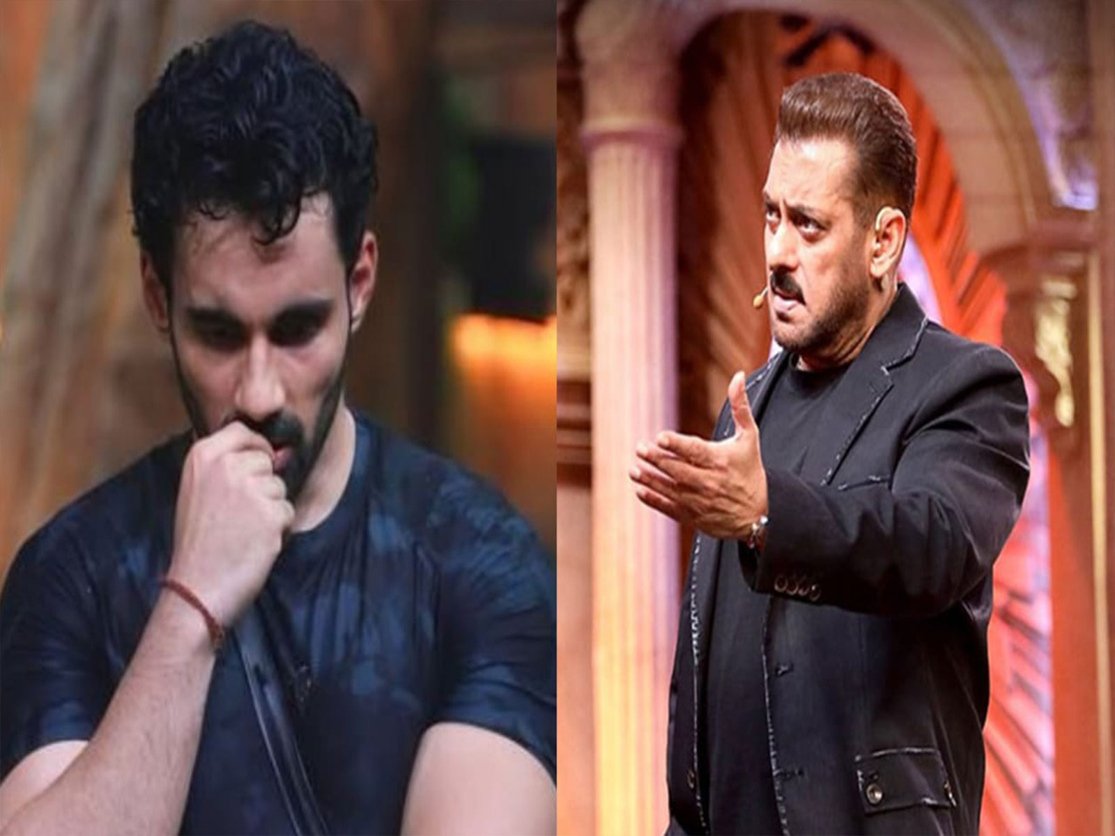 Abhishek Bajaj (L), Salman Khan (R) (Photo/instagram/jiohotstarreality)