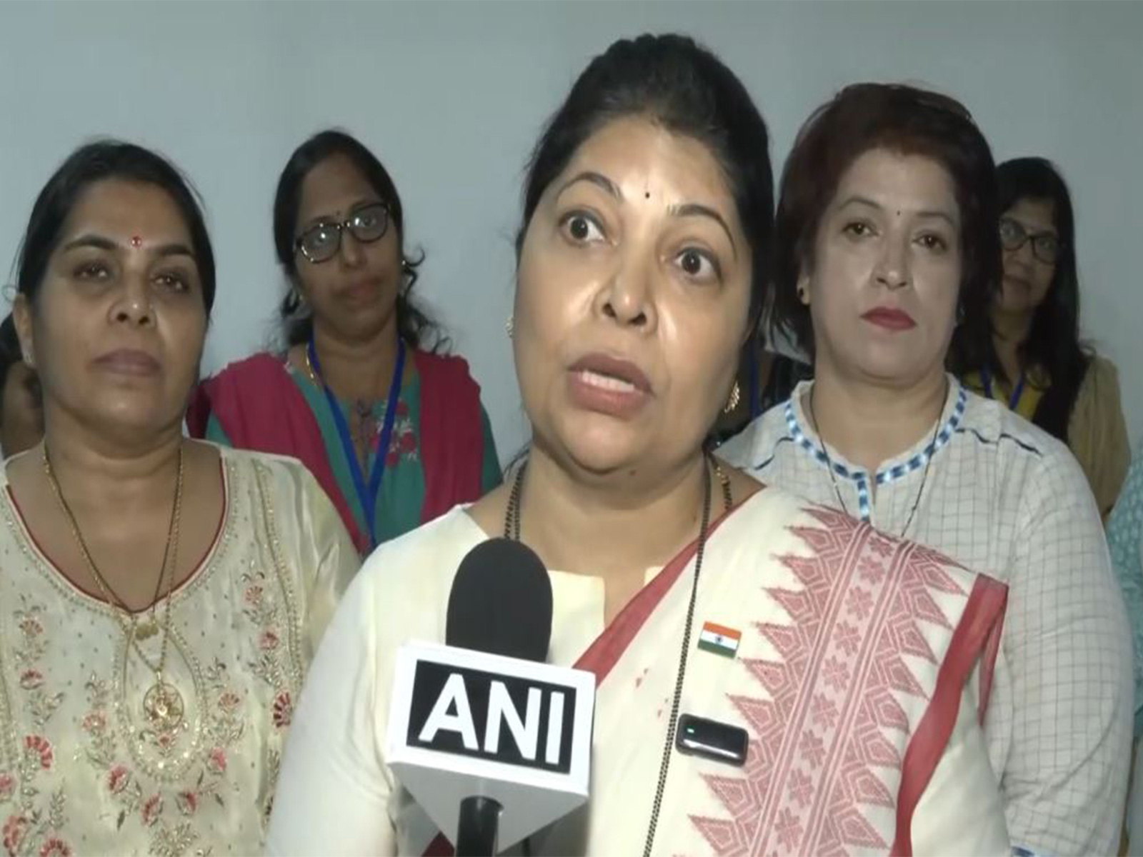 Sulakshana Sawant, wife of Goa CM Pramod Sawant (Photo/ANI) 
