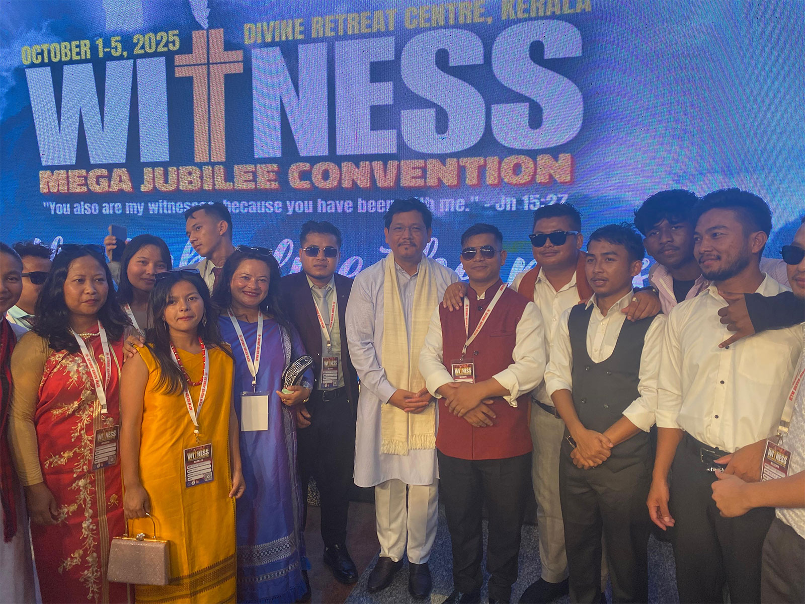Meghalaya CM Conrad Sangma attends Indian Catholic Youth Movement Silver Jubilee celebrations in Kerela (Photo/Meghalaya CMO) 