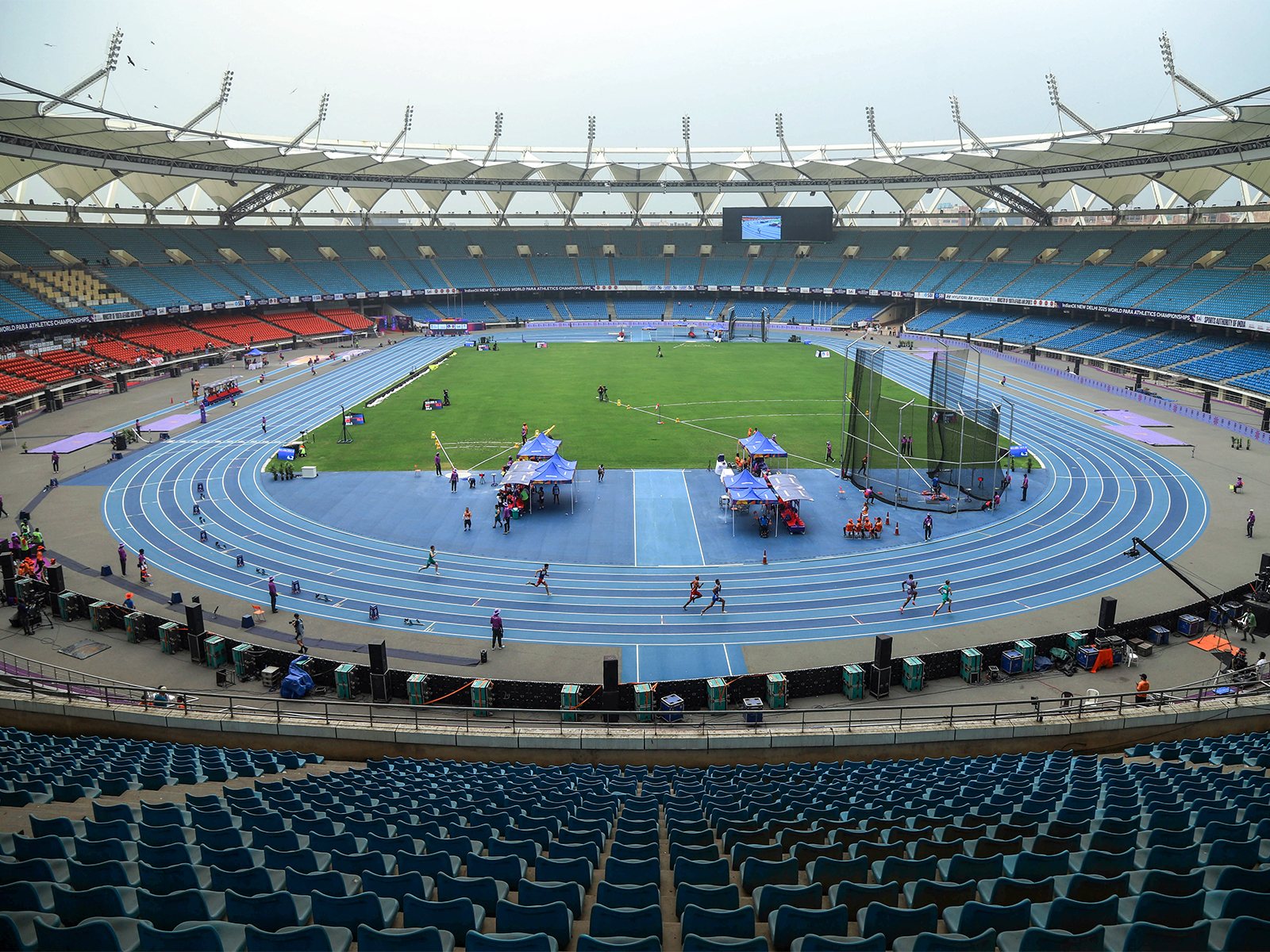 Jawaharlal Nehru Stadium. (Photo: ANI)