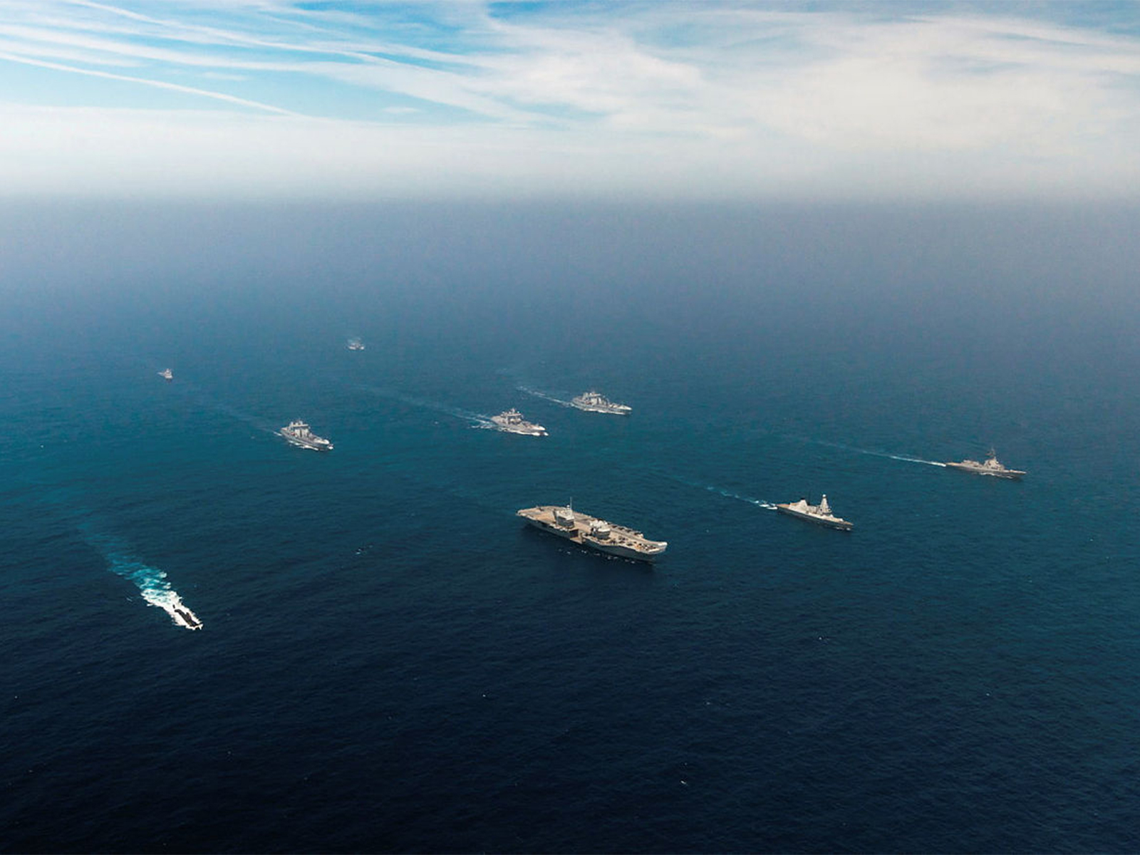 UK Fleet in Exercise Konkan (Photo/X@UKDefenceIndia)