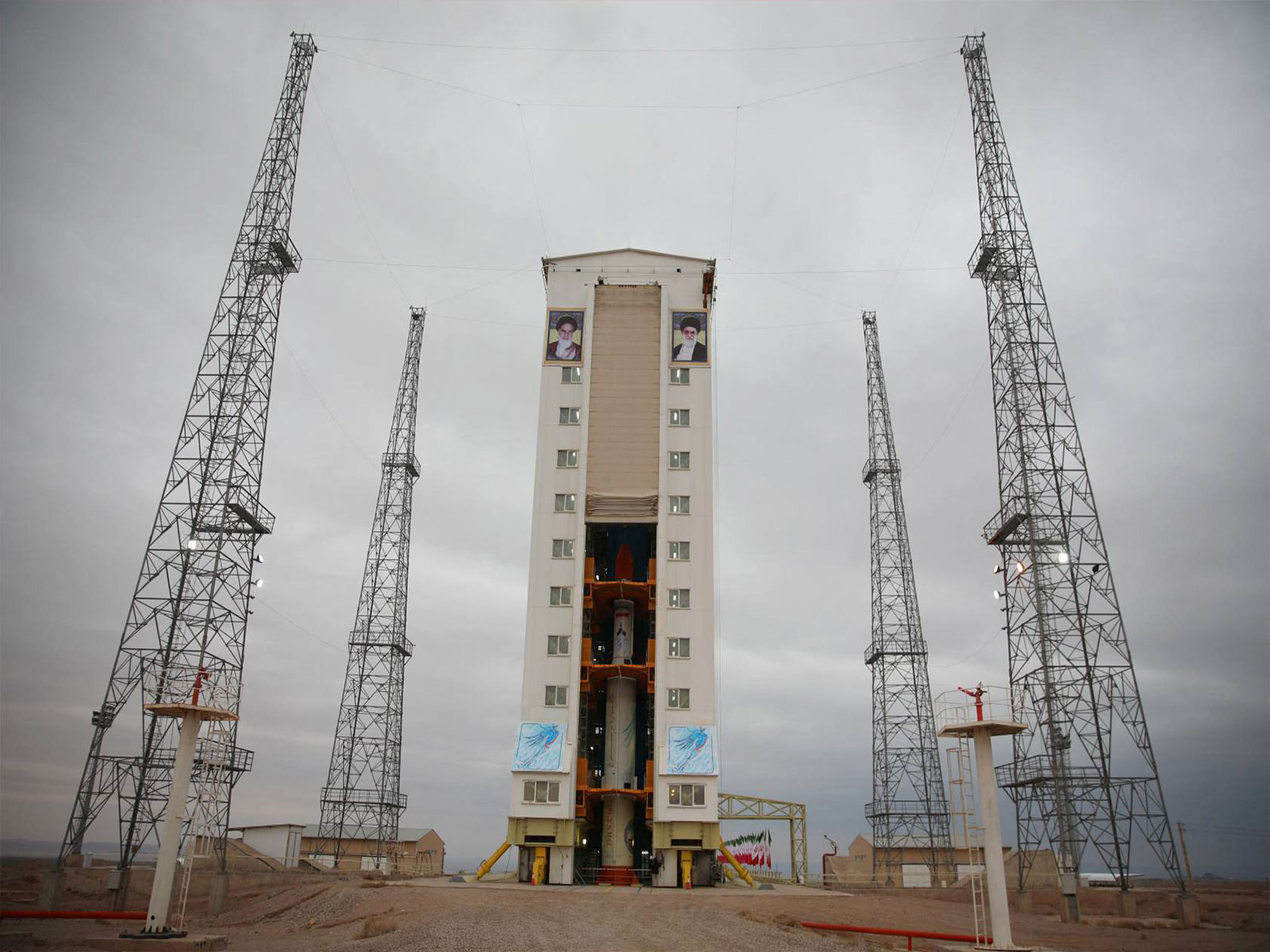Iranian satellite carrier named "Simorgh" is seen in an undisclosed location in Iran, in this handout image obtained on January 28, 2024. (Photo/ Reuters)