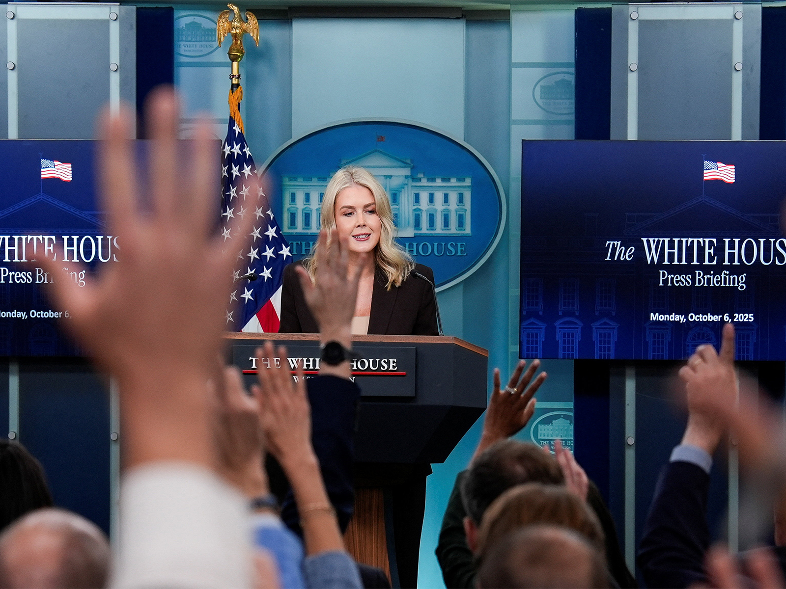US White House Press Secretary Karoline Leavitt (Photo/Reuters)