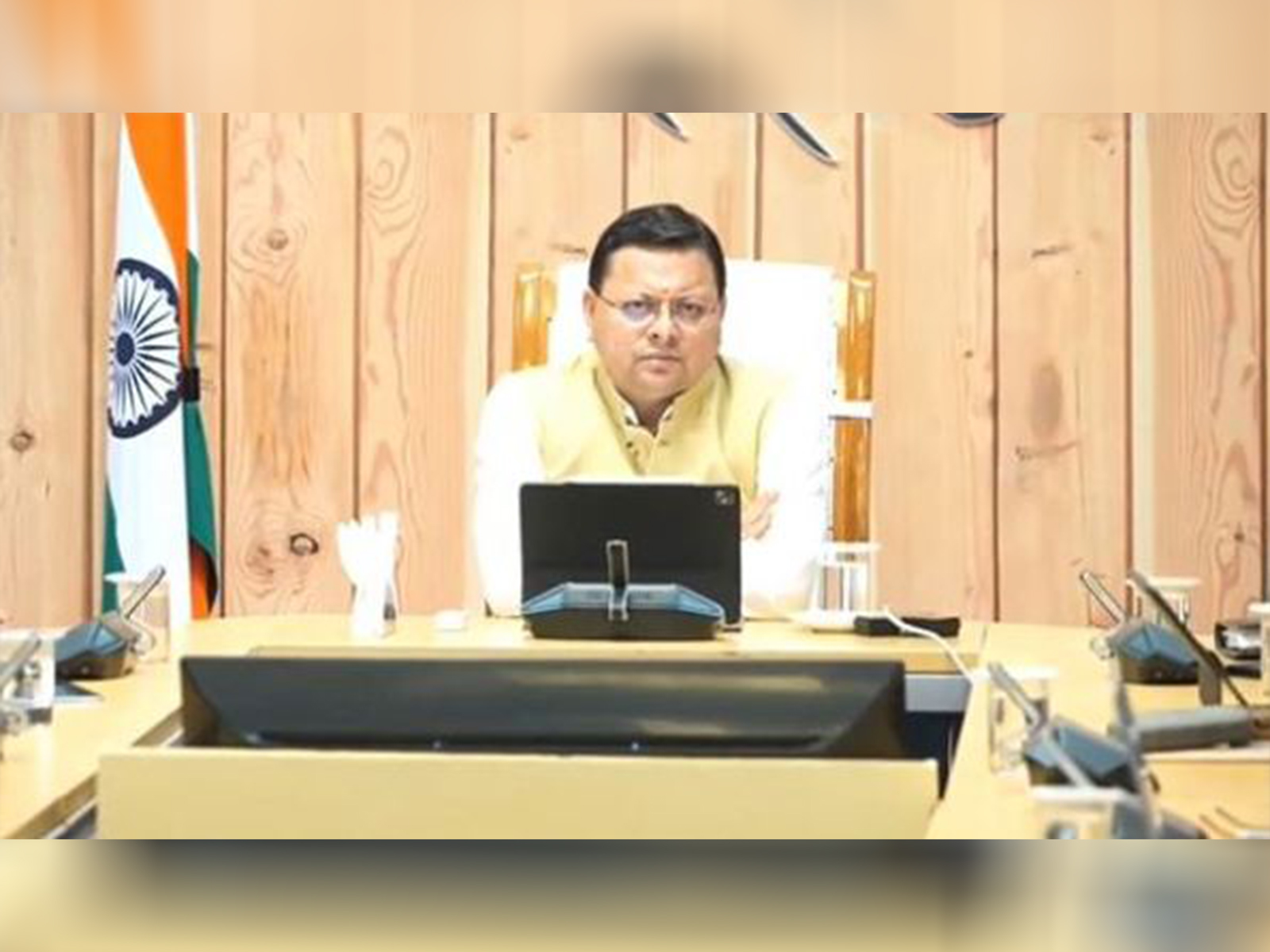 Uttarakhand Chief Minister Pushkar Singh Dhami. (Photo/ANI)