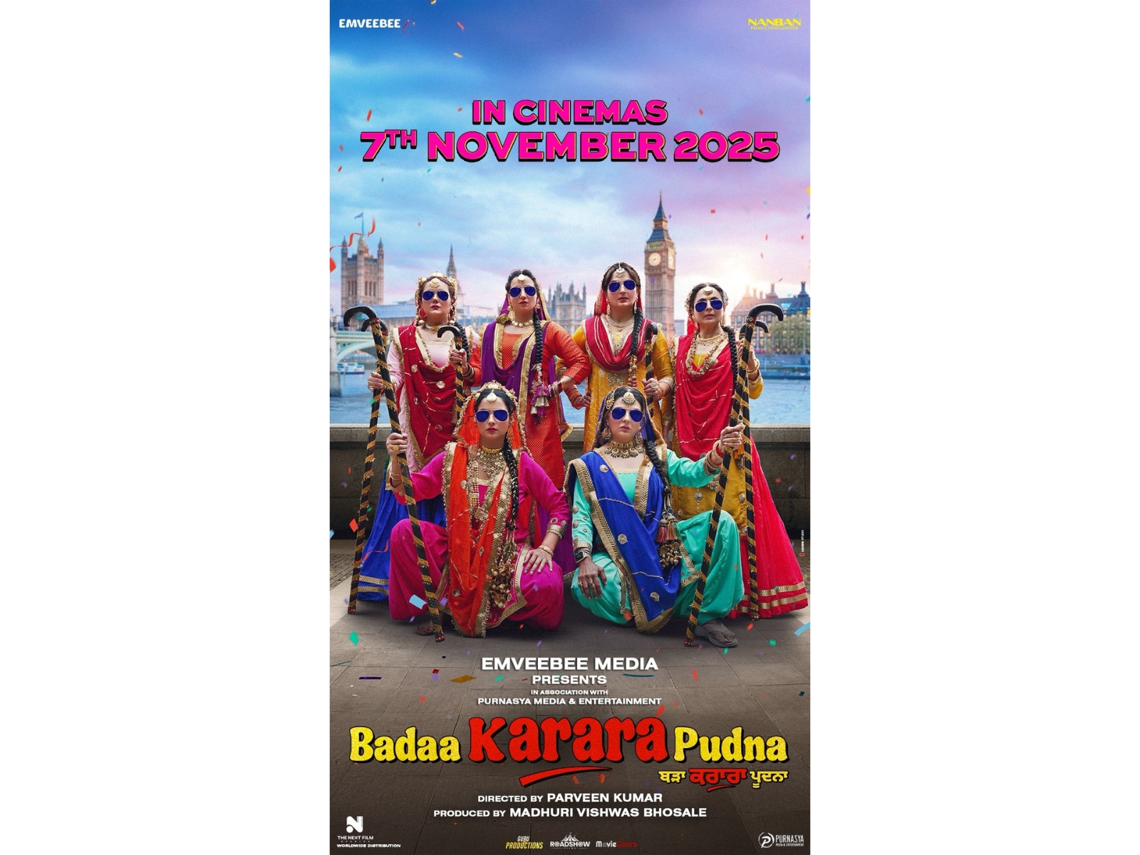 Badaa Karara Pudna -- A Punjabi Celebration of Sisterhood, Releasing Worldwide on 7th November 2025