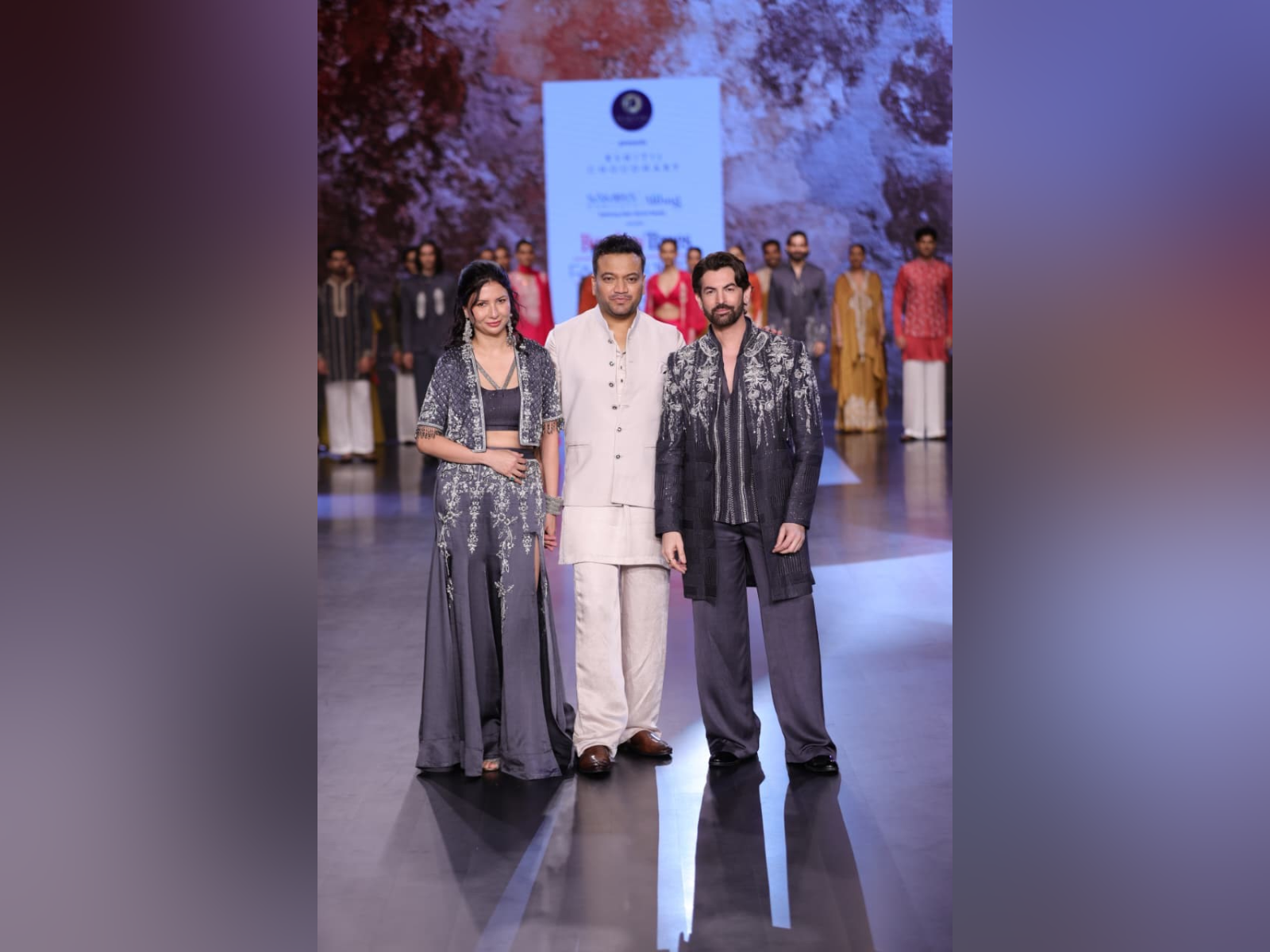Neil Nitin Mukesh Walks as Showstopper for Designer Kshitij Choudhary's New Couture Collection "Antarrang"