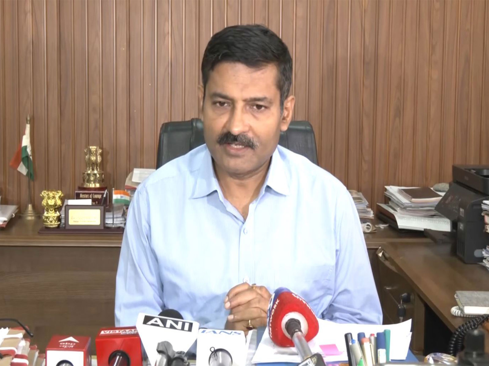 Bhopal Commissioner of Police (CP) Harinarayanchari Mishra (Photo/ANI)