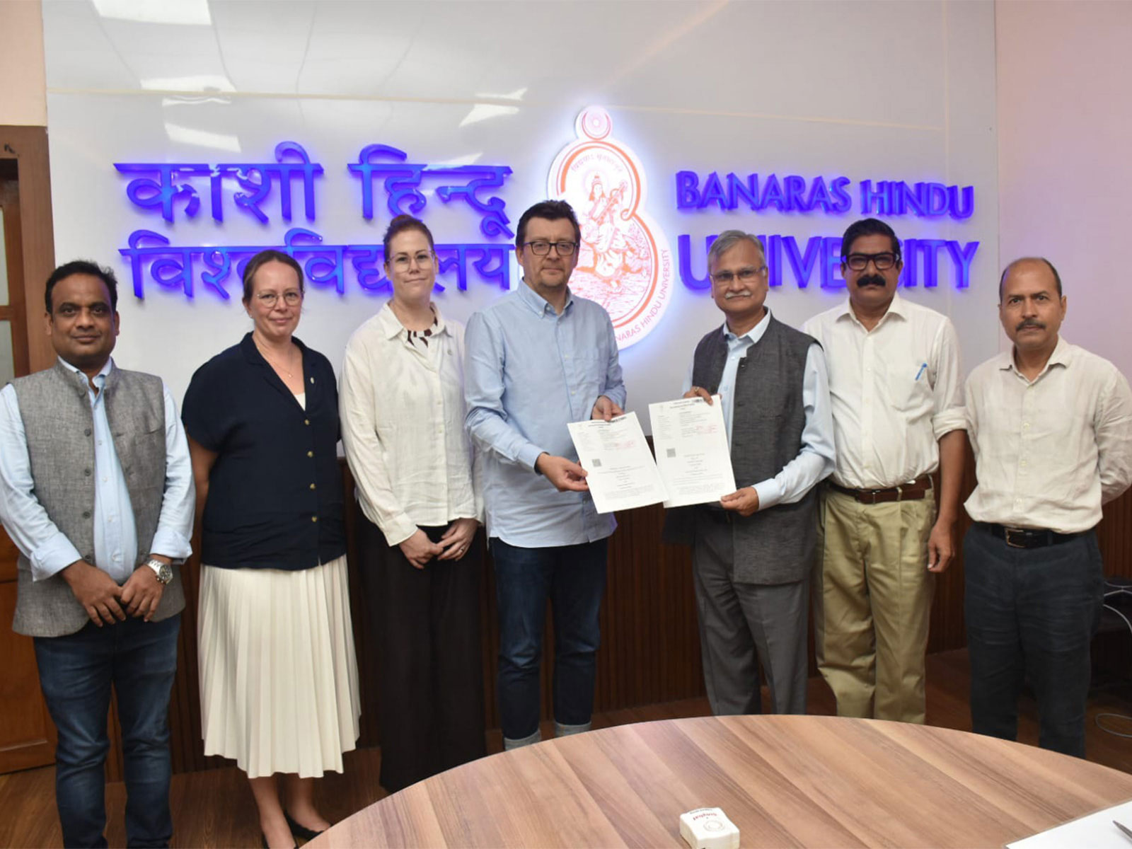 BHU, Karlstad University renew MoU to strengthen global academic cooperation (Photo/Photo's Source PRO Office BHU) 