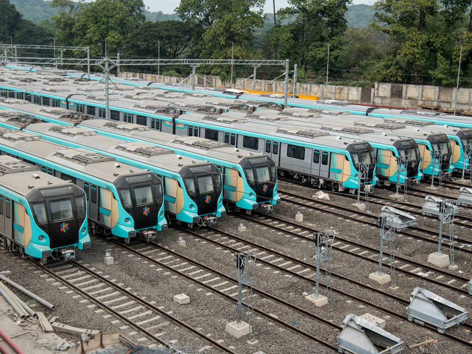 Visual of Phase 2B of the Mumbai Metro Line-3 (Photo/@narendramodi)