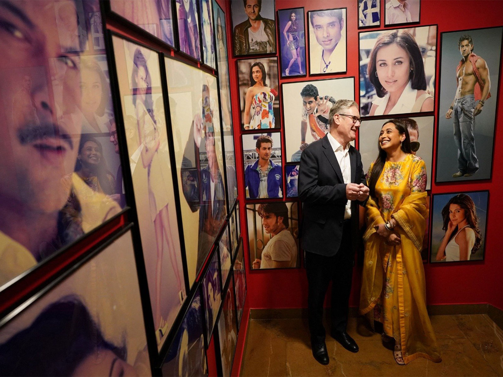 UK PM Keir Starmer and actor Rani Mukerji (Image source: Reuters)