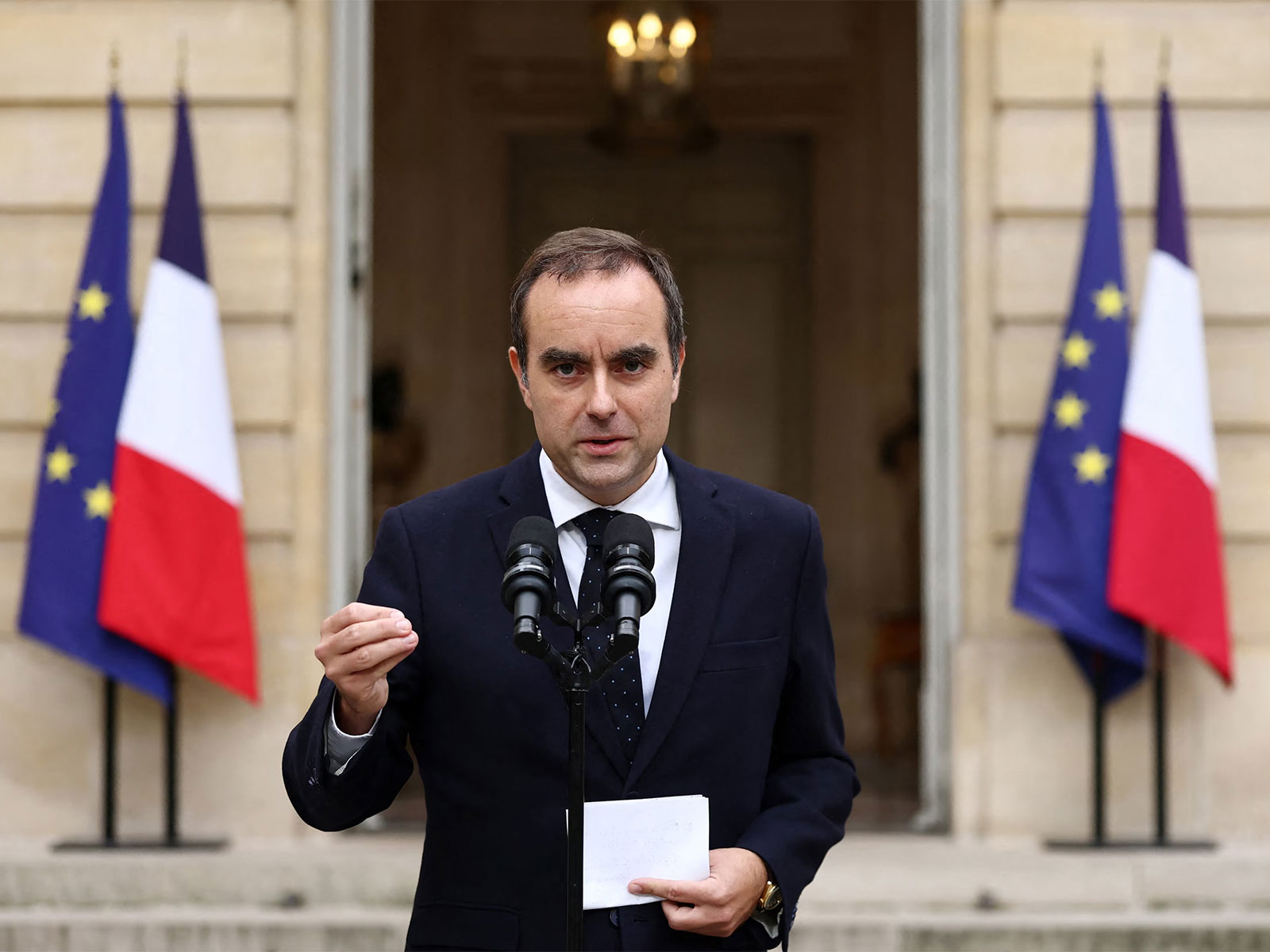 Caretaker French Prime Minister Sebastien Lecornu (Photo/Reuters)