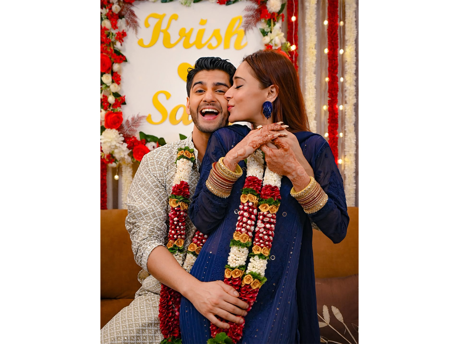 Saaraa Khan, Krish Pathak (Photo/instagram/@ssarakhan)