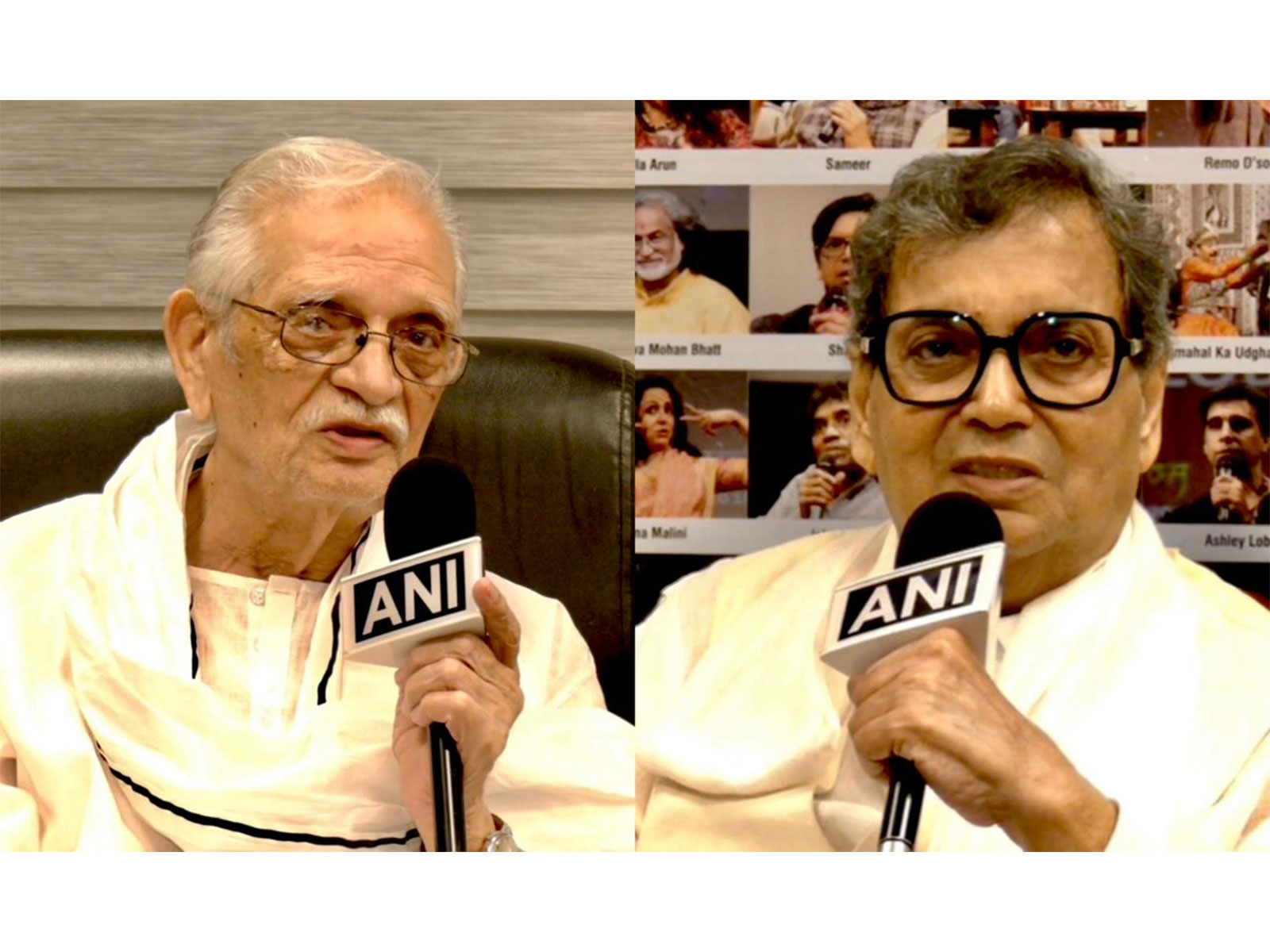 Gulzar (R), Subhash Ghai (L) (Photo/ANI)