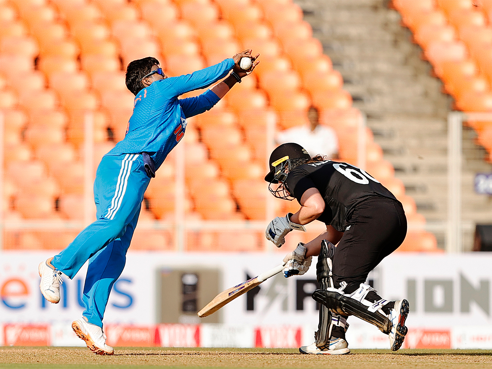 Deepti Sharma in action. (Photo: ANI)