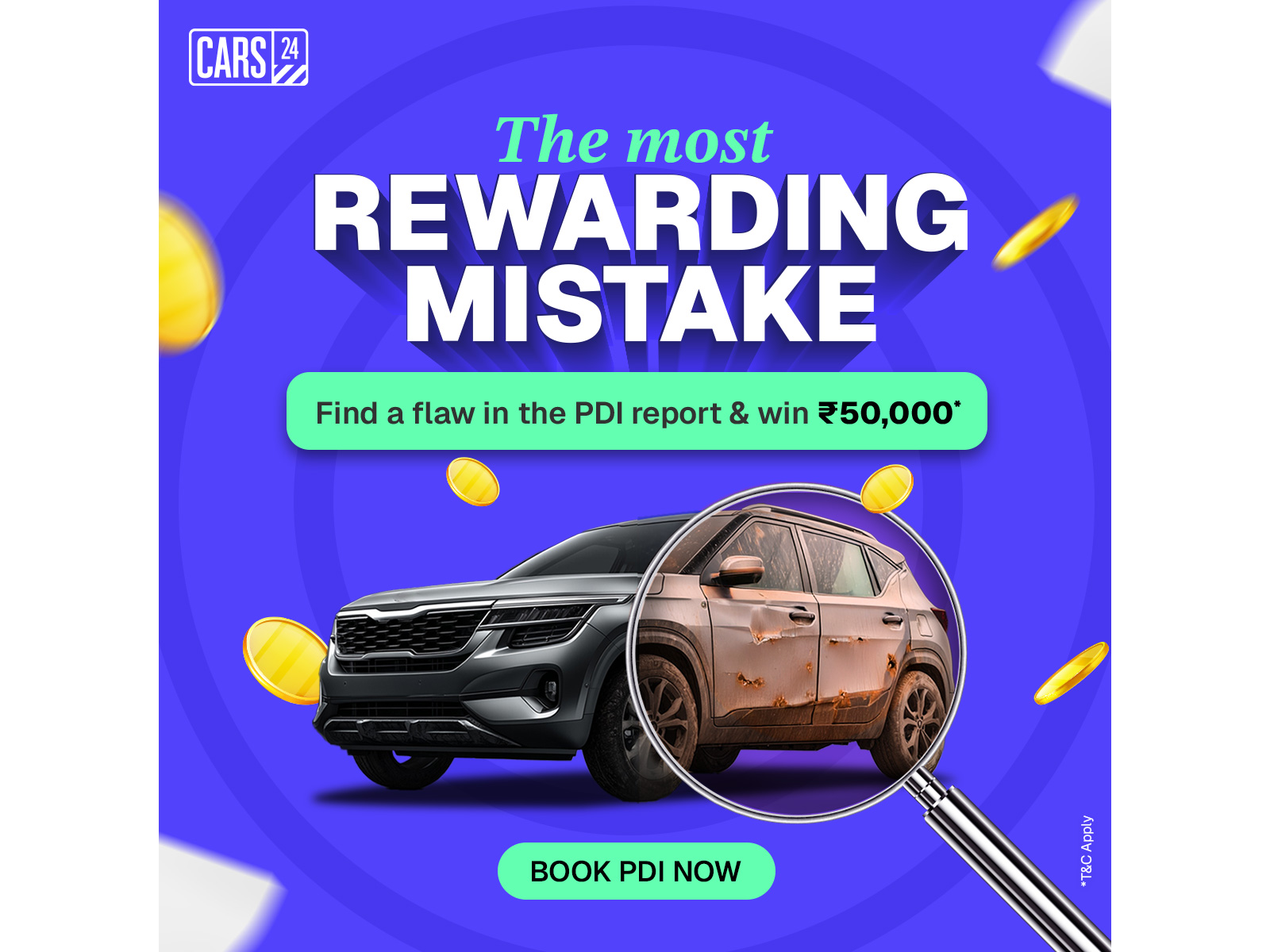 CARS24 backs its PDI reports with Rs. 50,000, bringing transparency to India's pre-owned car market