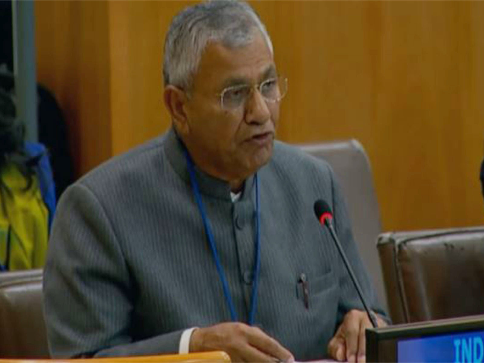 PP Chaudhary, Leader of India's first delegation to the UNGA, Member of Parliament and Chairperson of the Joint Parliamentary Committee on One Nation One Election (Photo/ANI)