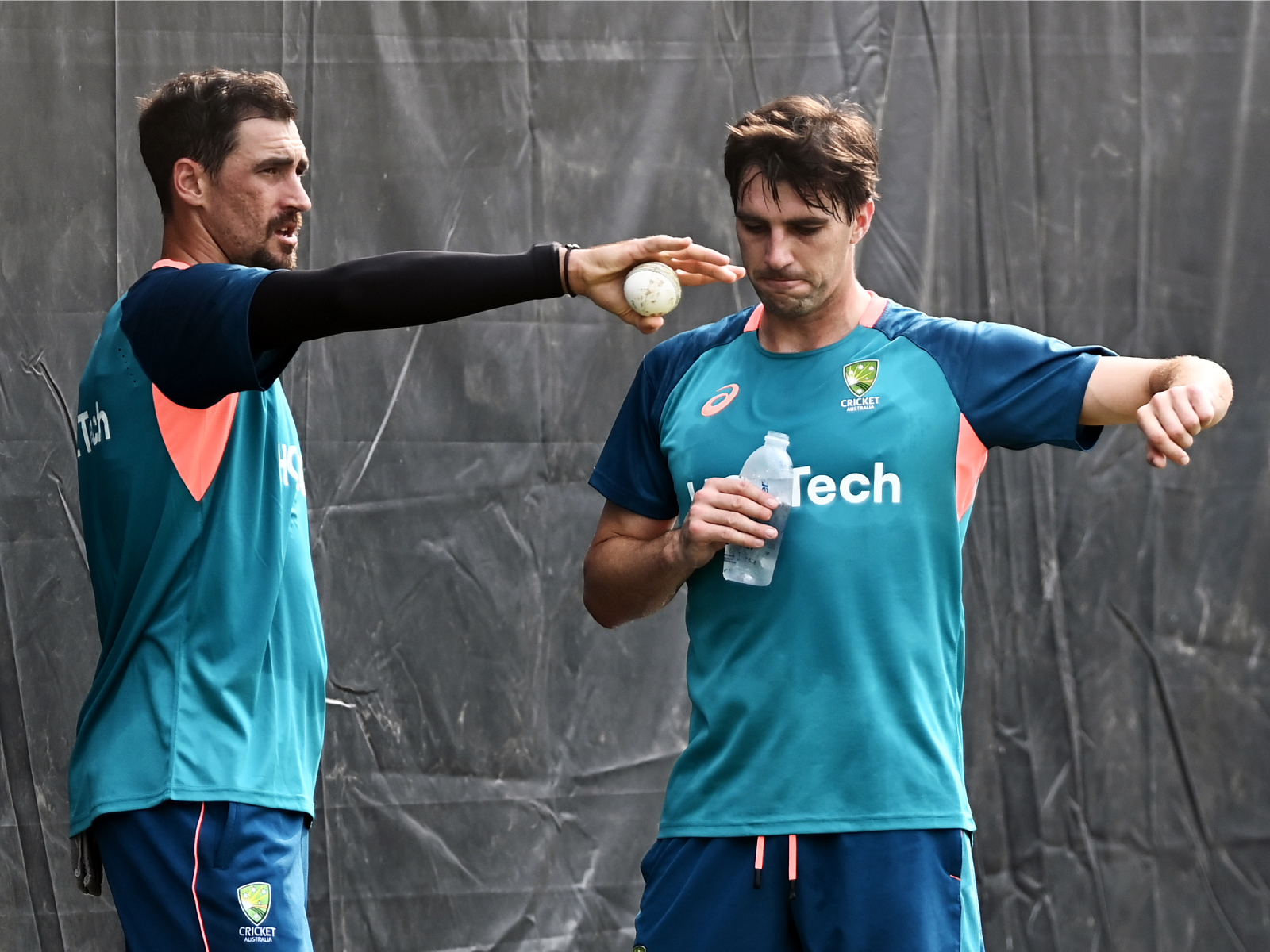 Mitchell Starc and Pat Cummins (Photo/ANI)