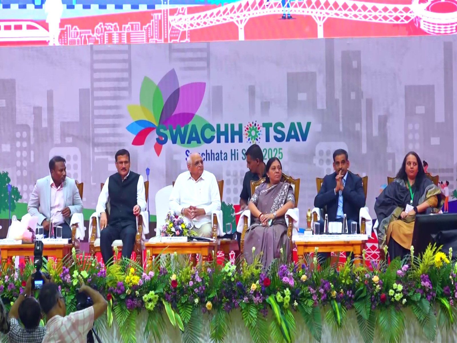 Gujarat declares 2025 as 'Year of Urban Development', honours cleanest cities (Photo/ANI)