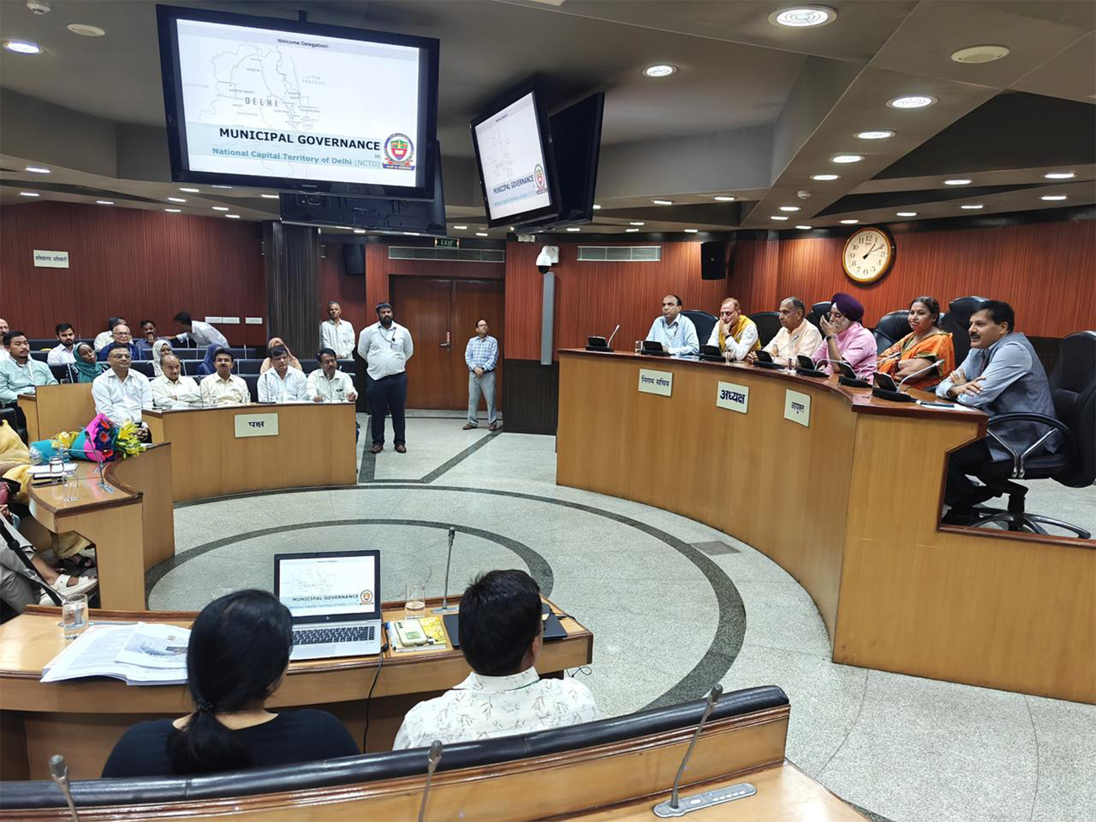 The delegation met Delhi Mayor headquarters of the Municipal Corporation of Delhi (Photo/ Delhi Municipal)