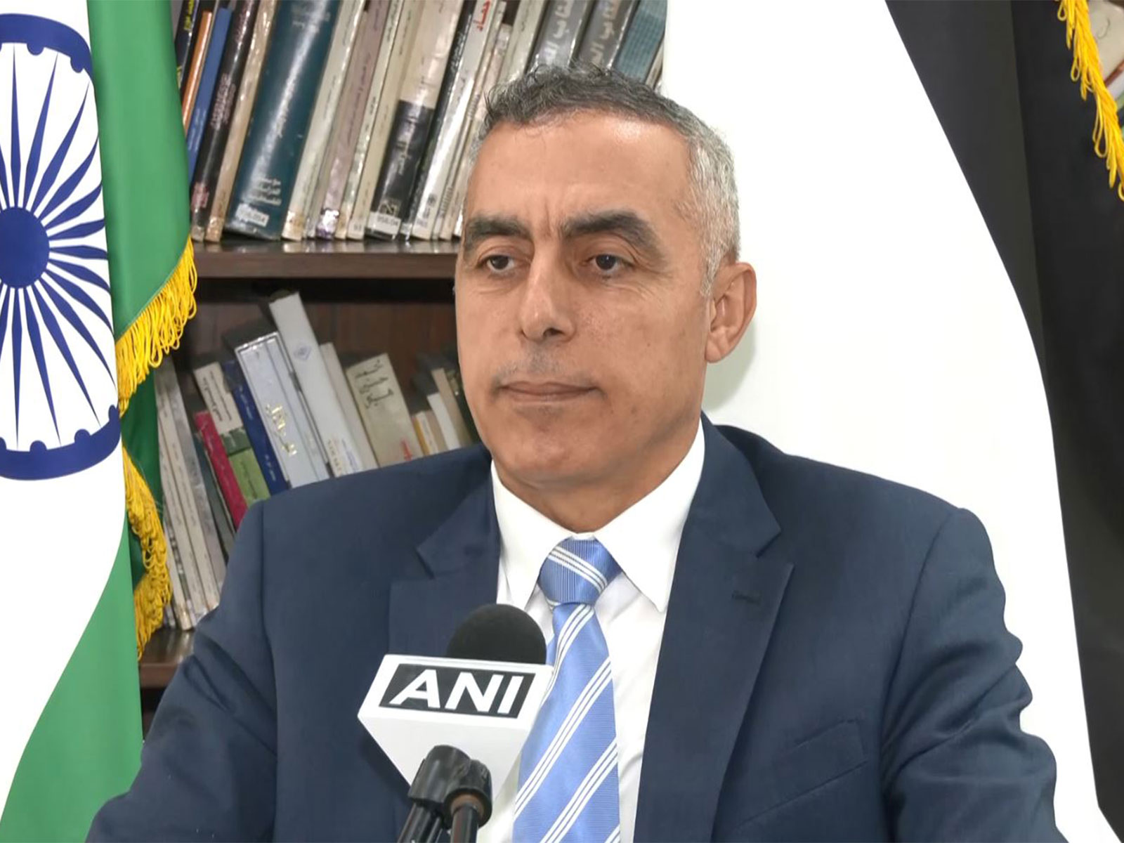 Palestinian Ambassador to India Abdullah Abu Shawesh. (Photo/ANI)