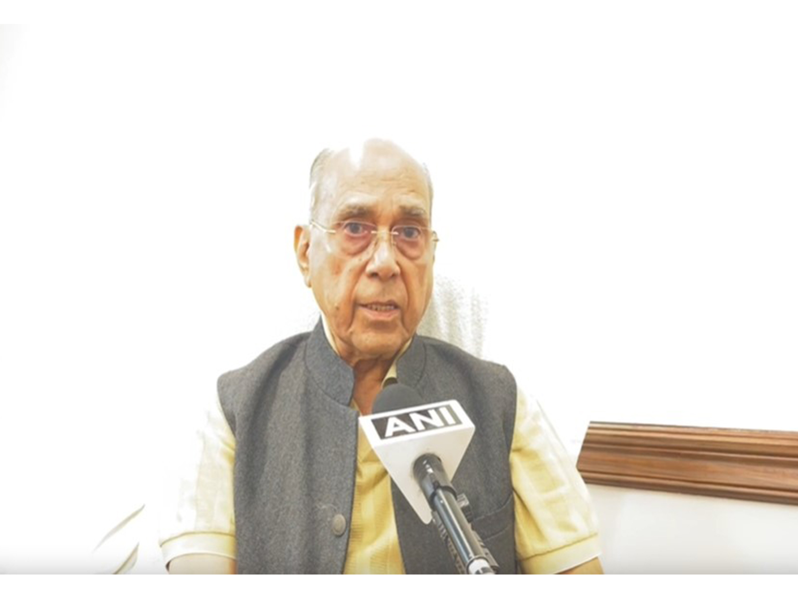 Nripendra Mishra, Chairman of the Ram Janmabhoomi Temple Construction Committee (Photo/ANI)