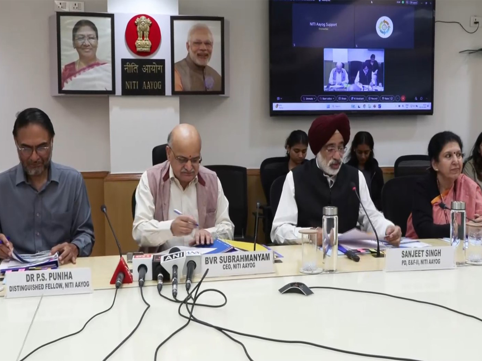 NITI Aayog launches report Towards India's Tax Transformation: Decriminalisation and TAX BASED Governance" (Photo/ANI)