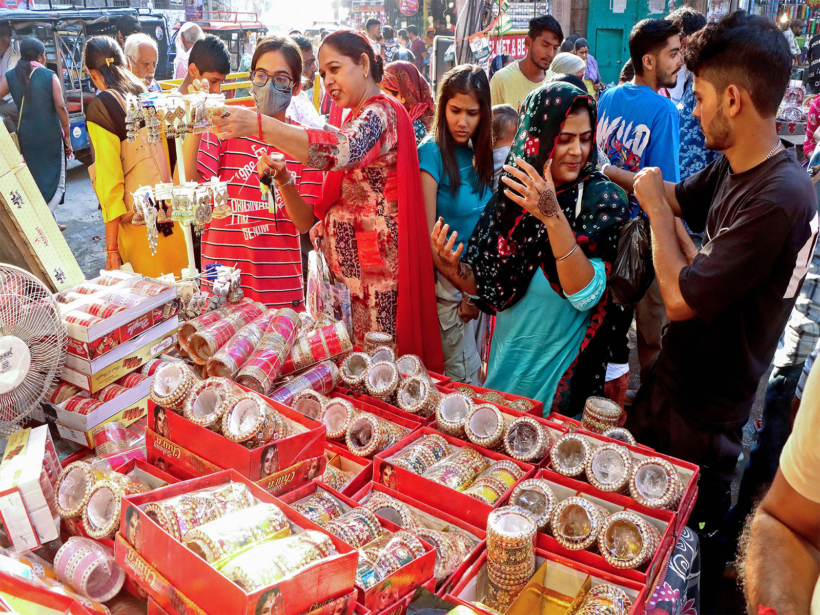 Karwa Chauth festival celebration (Photo/ANI)