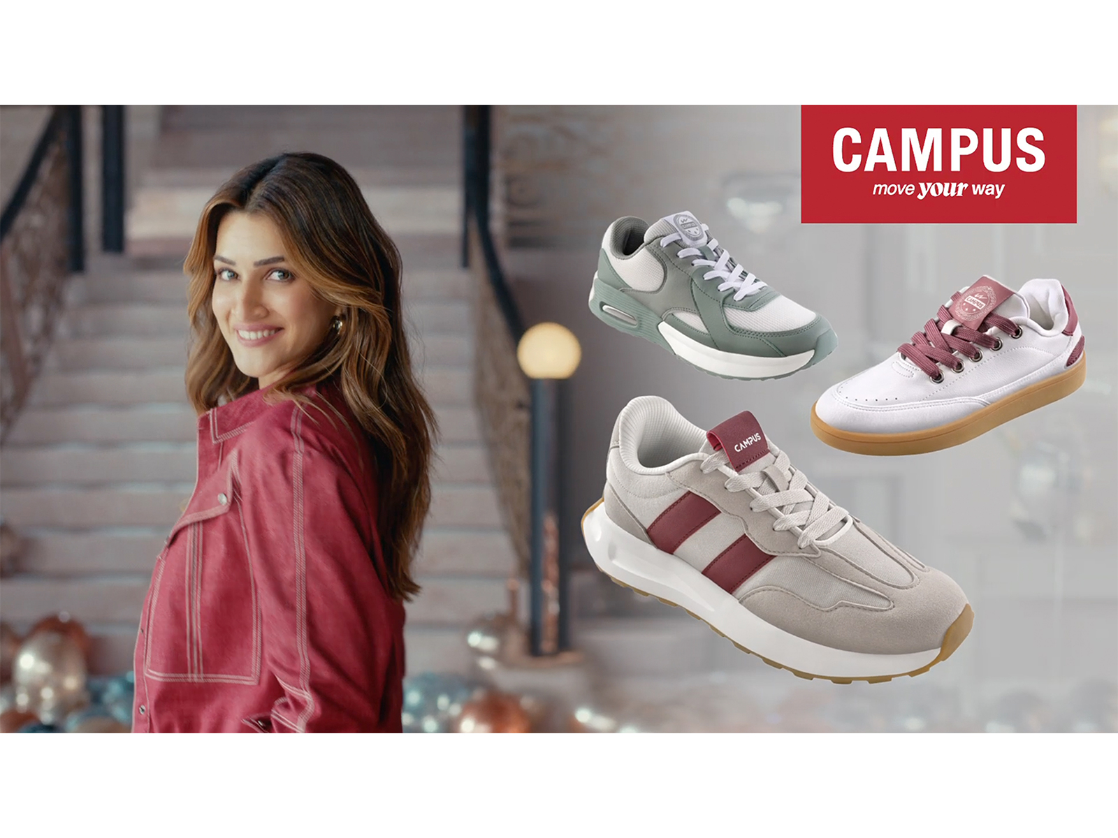 Campus Shoes' "You Go, Girl!" campaign featuring Kriti Sanon